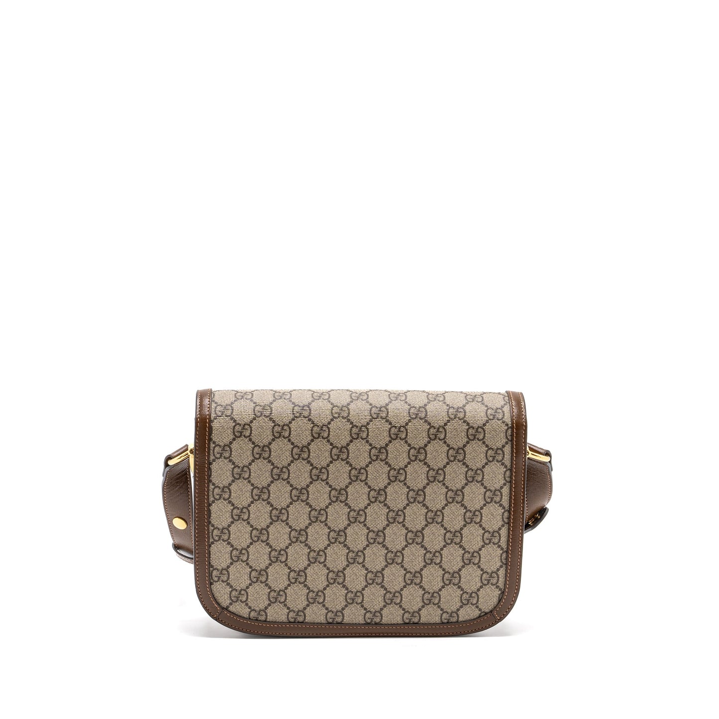 Gucci Horsebit 1955 Shoulder Bag GG Supreme Canvas / Leather Brown