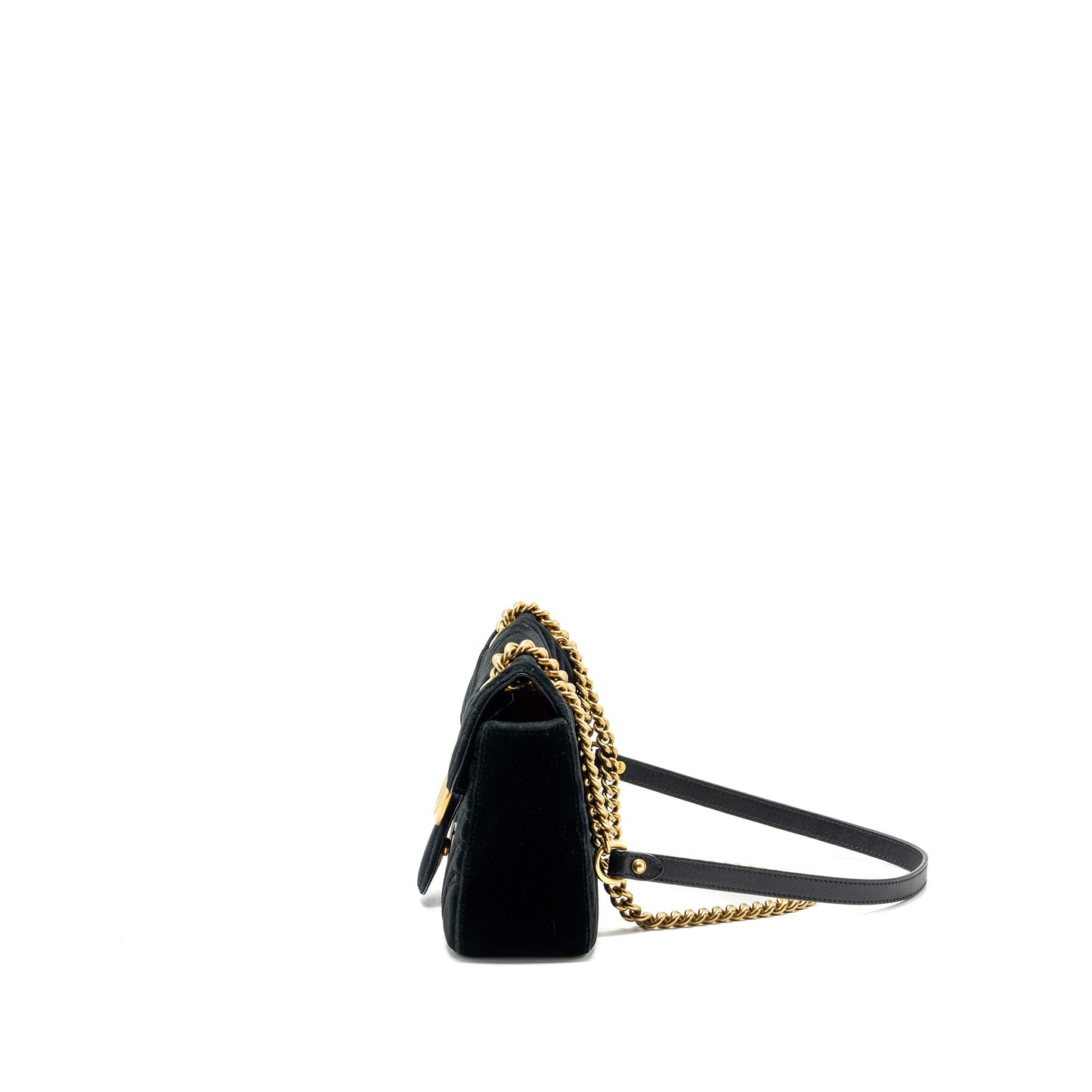 Gucci Small GG Marmont Bag Velvet Black