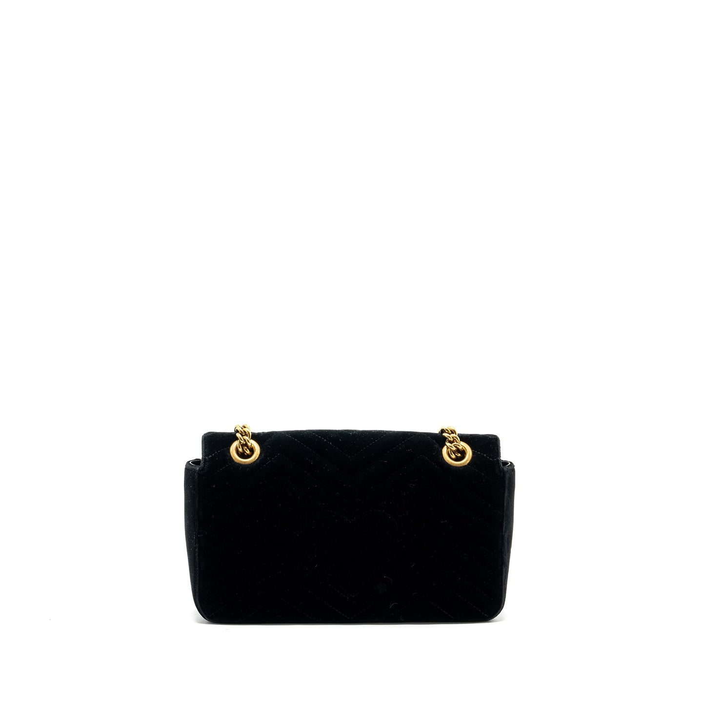 Gucci Small GG Marmont Bag Velvet Black