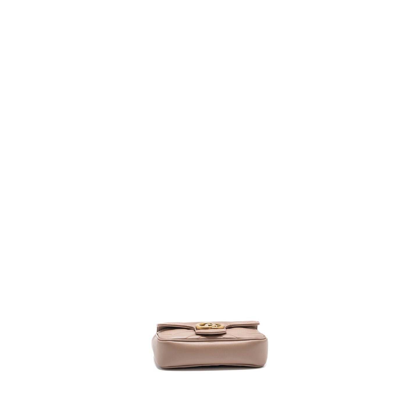 Gucci Super Mini GG Marmont Bag Calfskin Beige