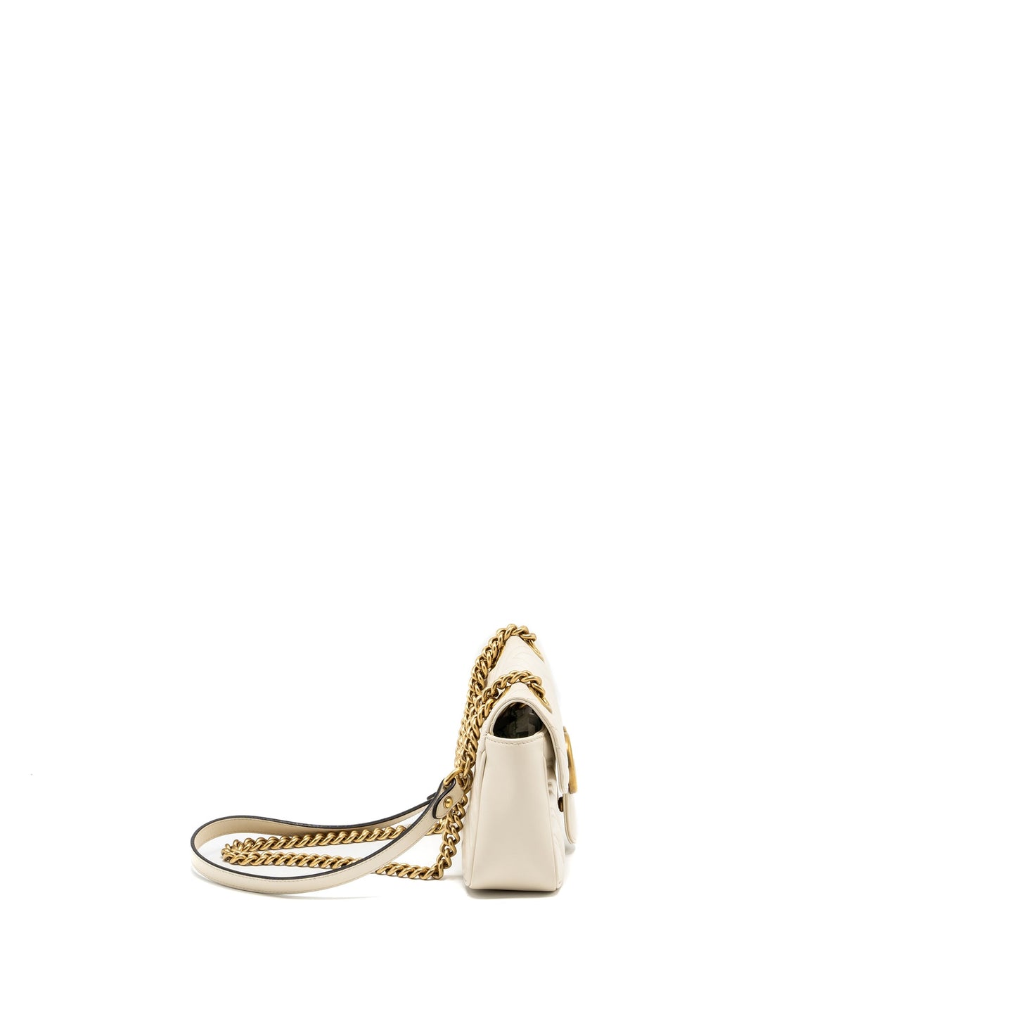 Gucci Mini Marmont bag calfskin white
