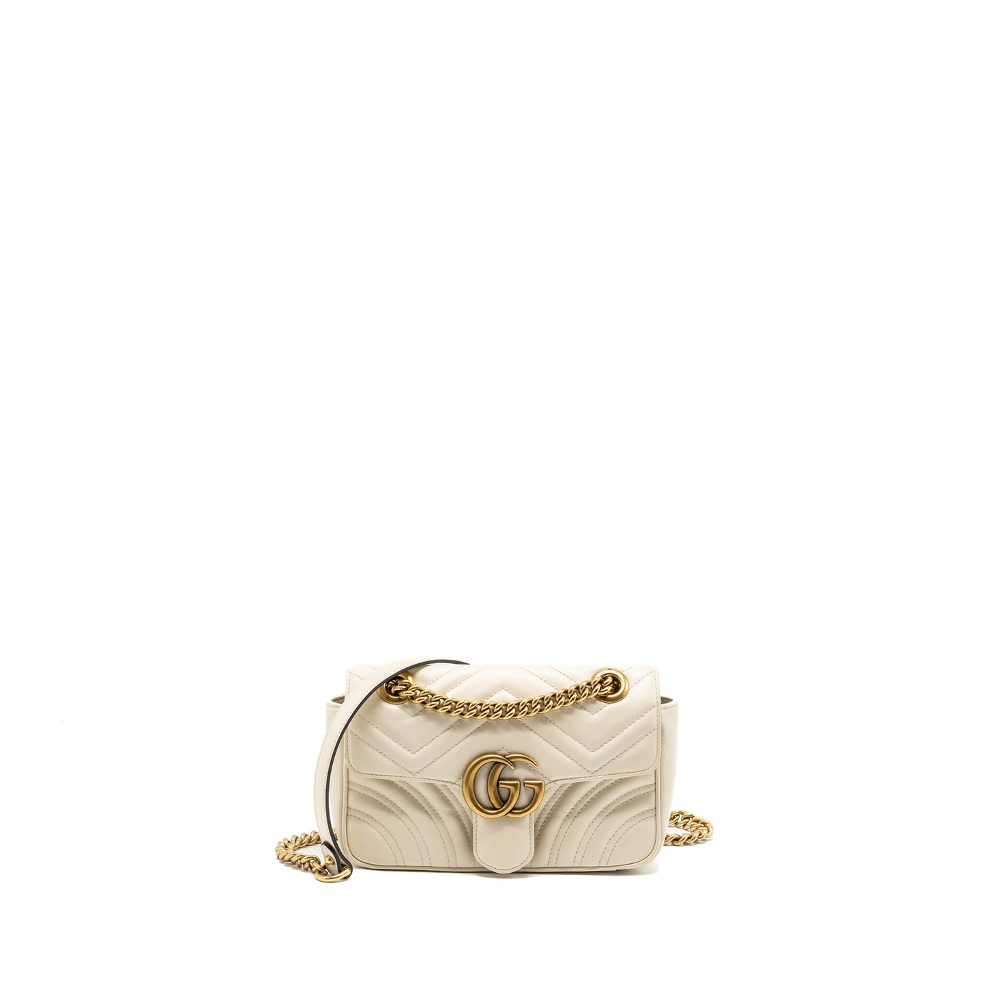 Gucci Mini Marmont bag calfskin white