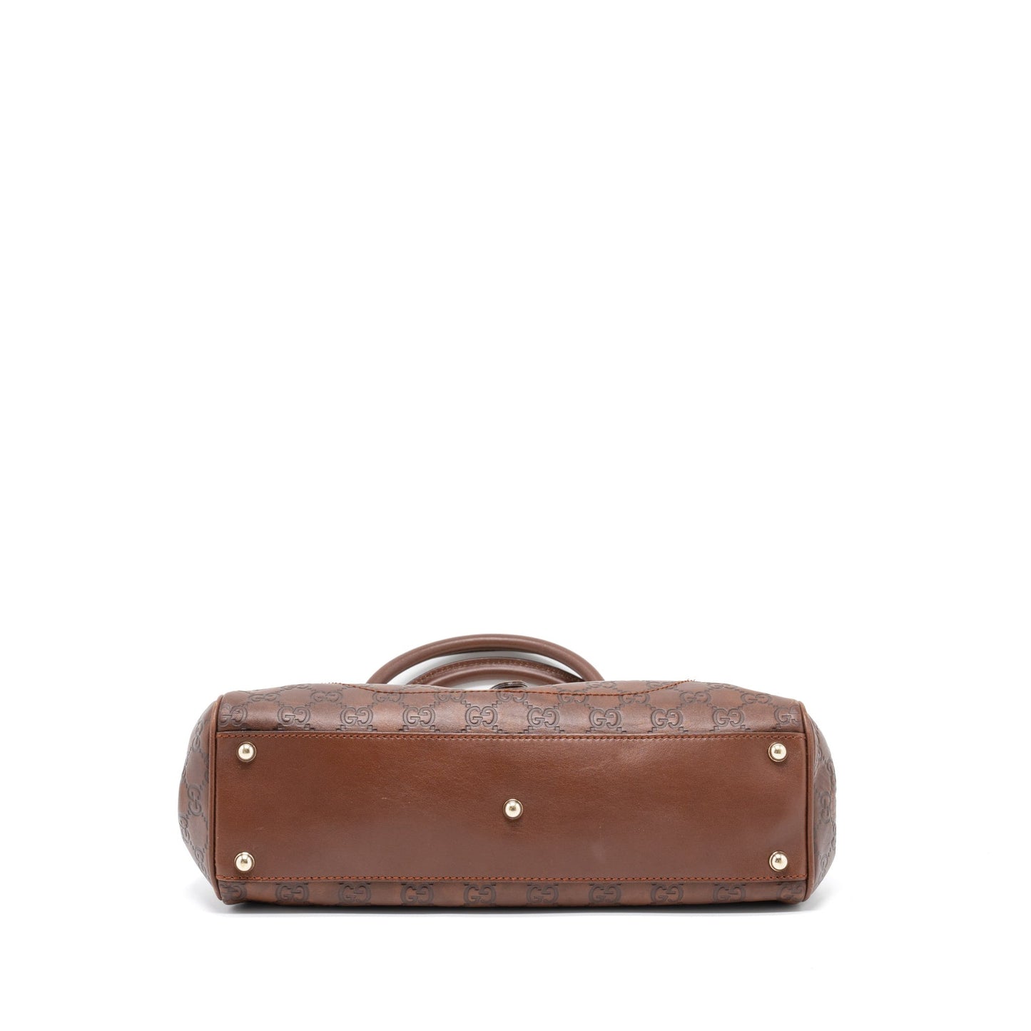 Gucci Vintage Jackie Bag GG Supreme Calfskin Brown