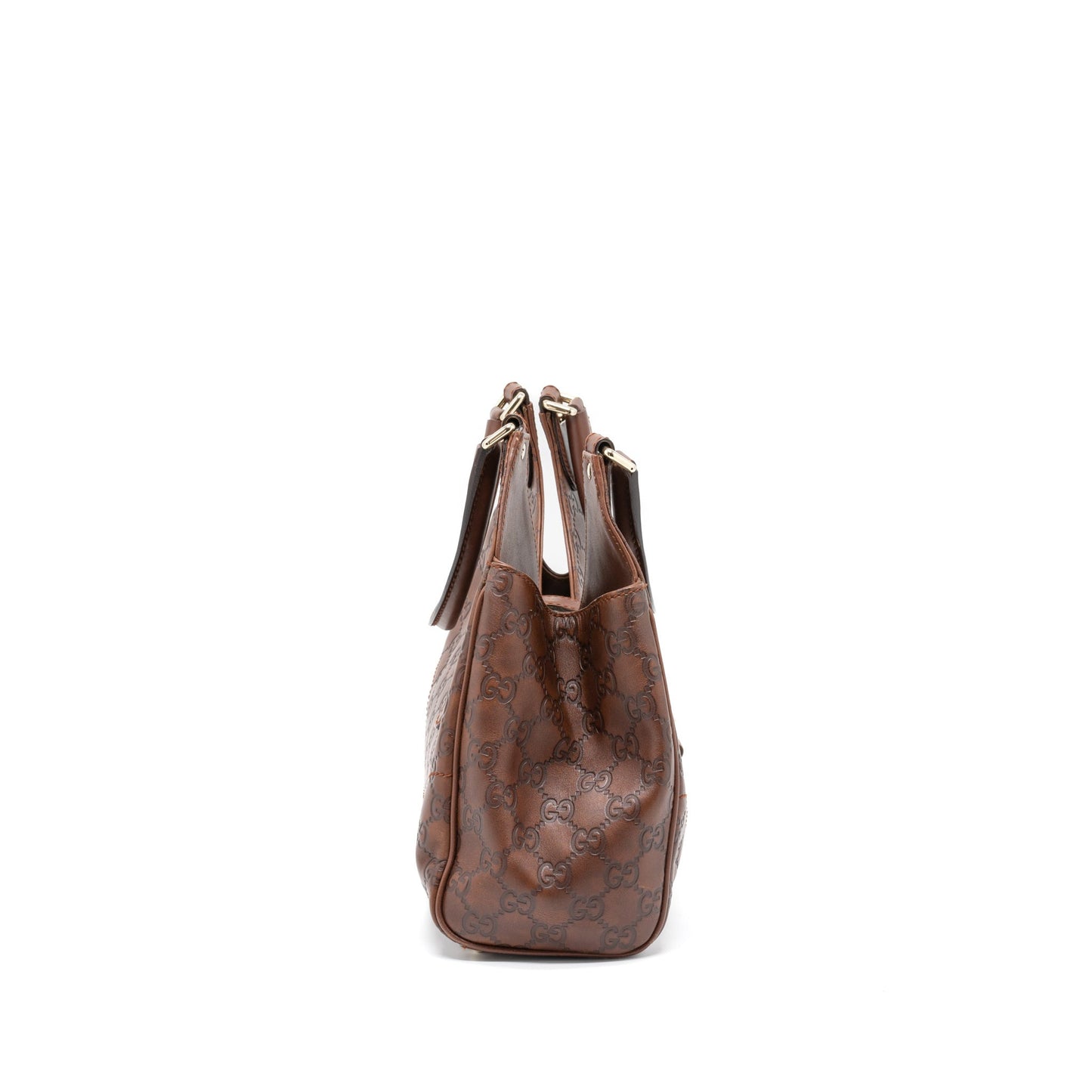 Gucci Vintage Jackie Bag GG Supreme Calfskin Brown