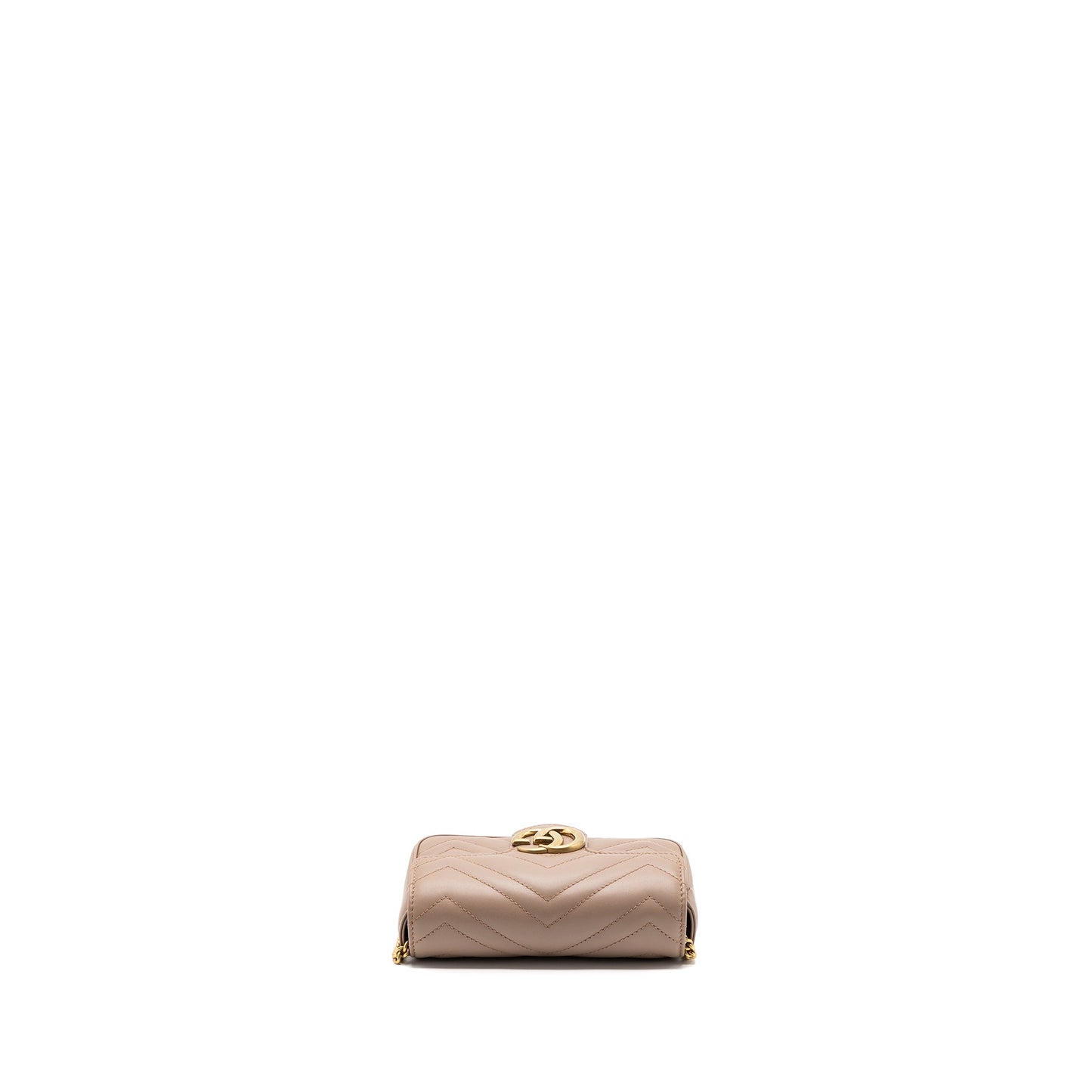 Gucci super mini GG Marmont bag calfskin beige