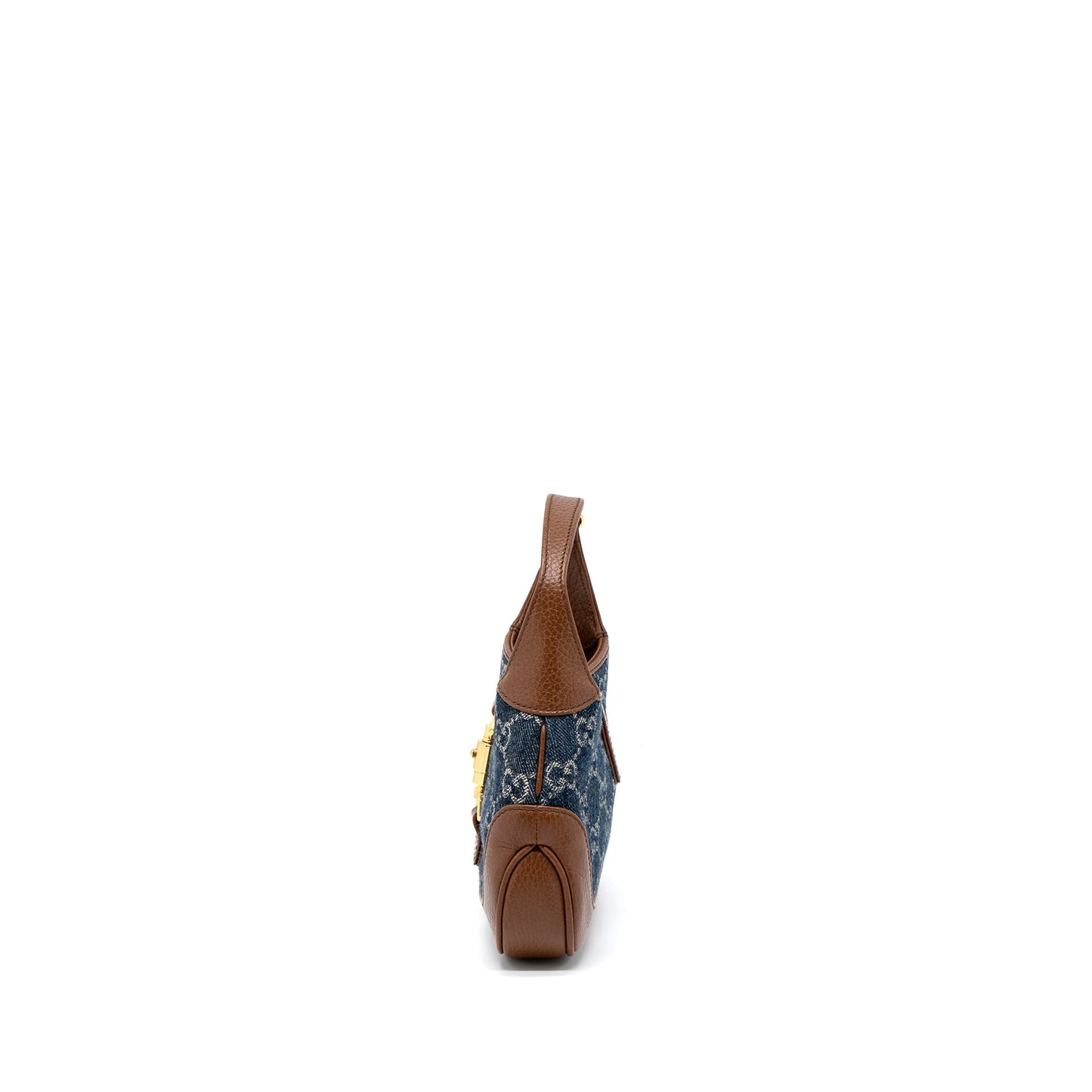 Gucci Mini 1961 Jackie Bag Denim Blue/Brown