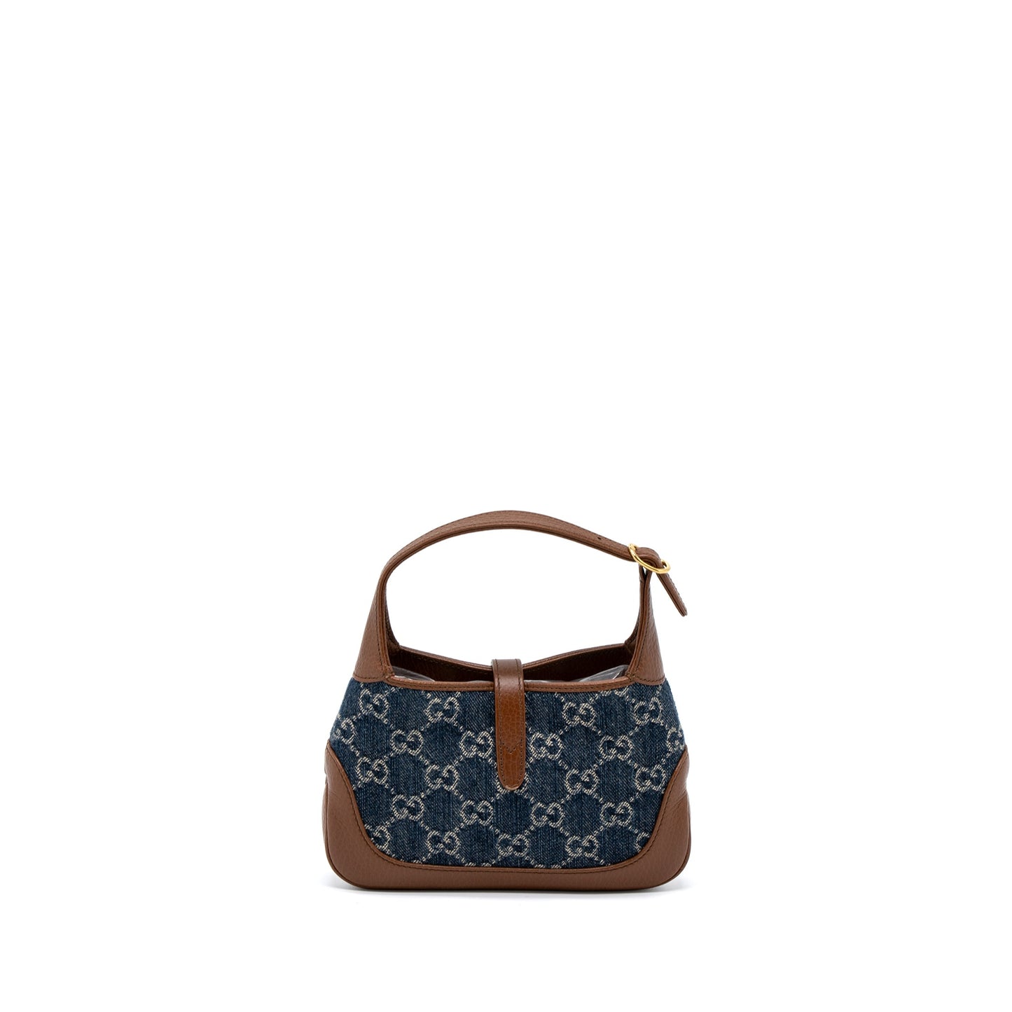 Gucci Mini 1961 Jackie Bag Denim Blue/Brown