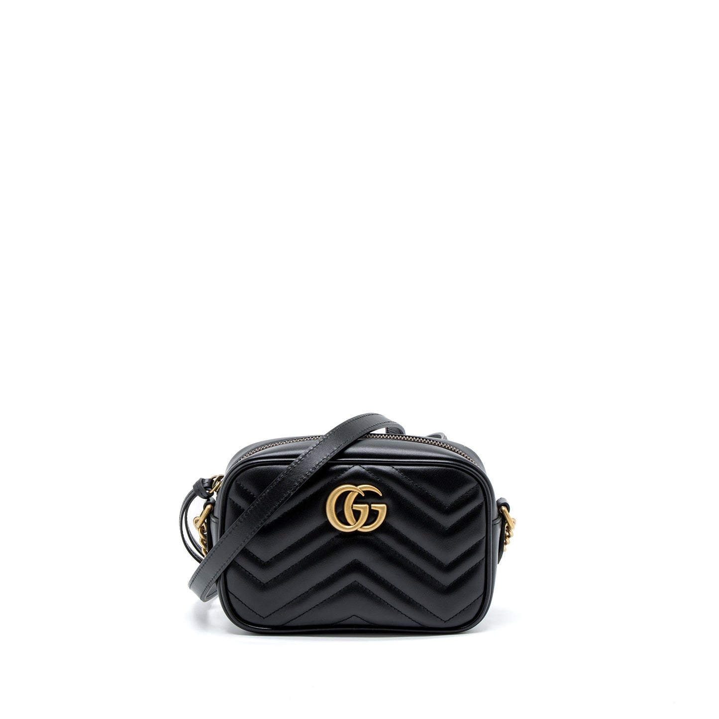 Gucci GG Marmont Matelasse Mini Bag Calfskin Black