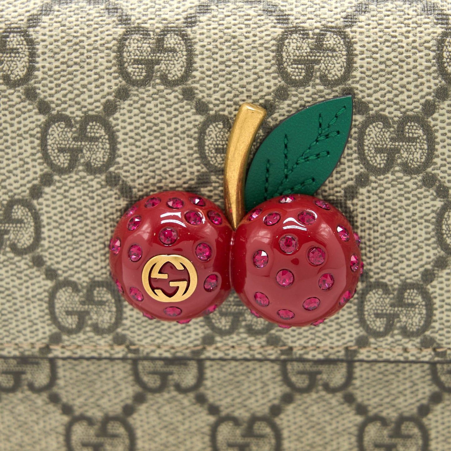 Gucci Supreme Mini Bag Cherries GG Supreme Canvas