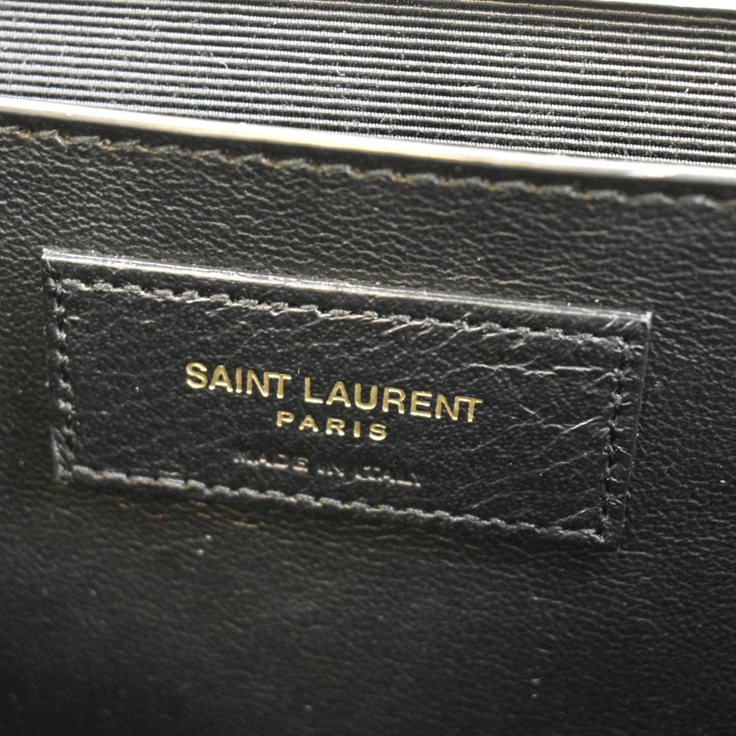 YVES SAINT LAURENT Envelope Medium Matelasse Leather Crossbody Bag White