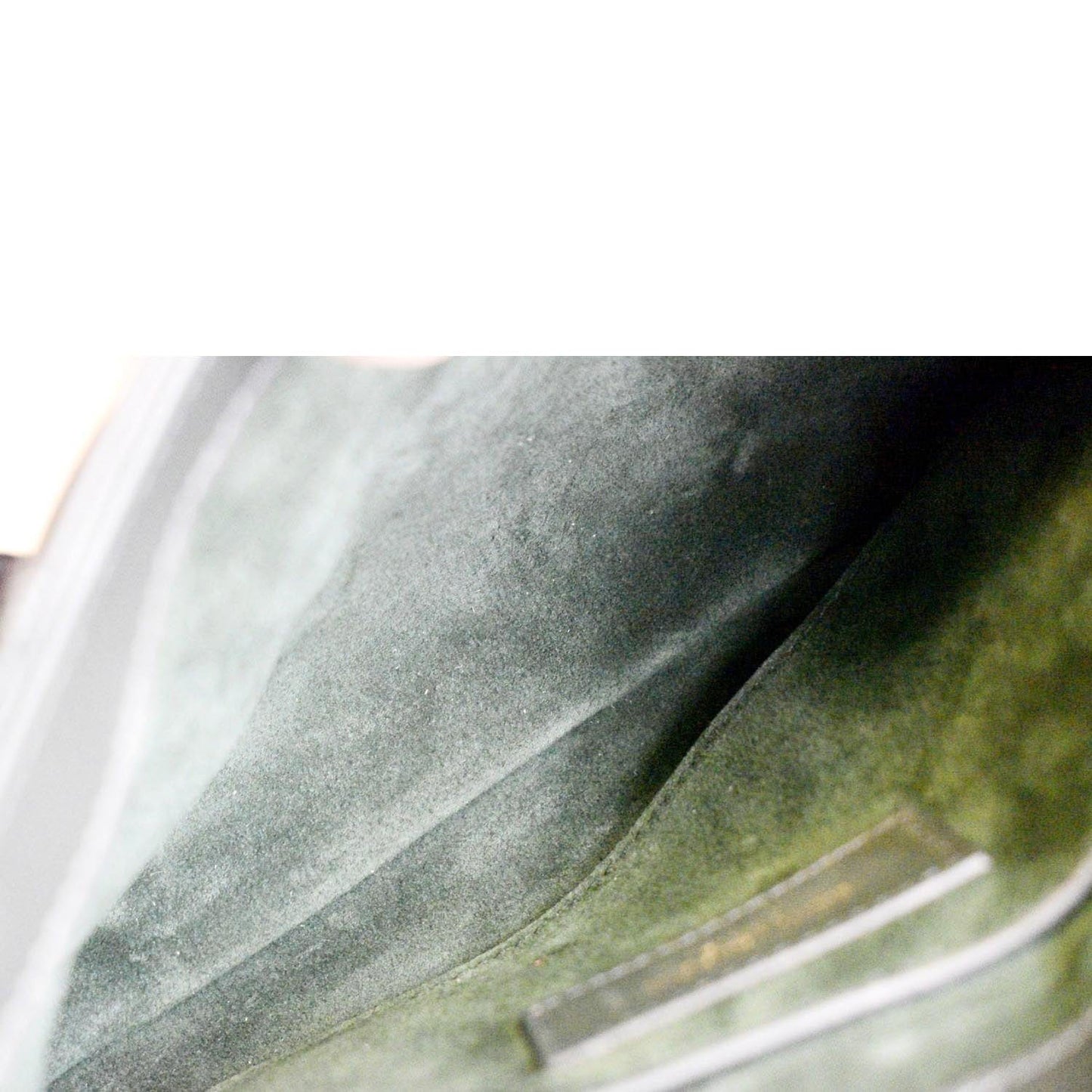 YVES SAINT LAURENT LE 57 Quilted Lambskin Leather Hobo Bag Green