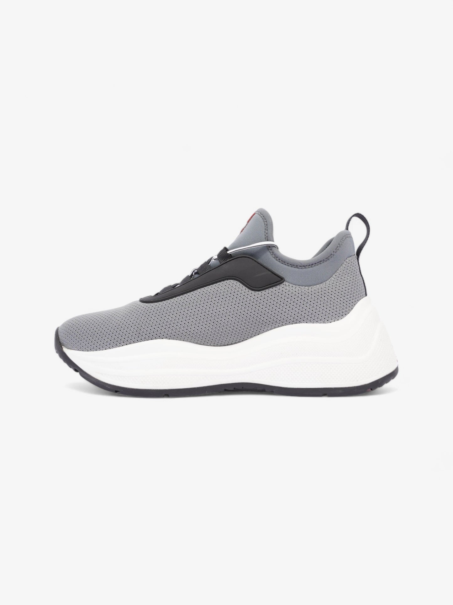 Prada Womens Neoprene Grey / White / Black EU 35 / UK 2