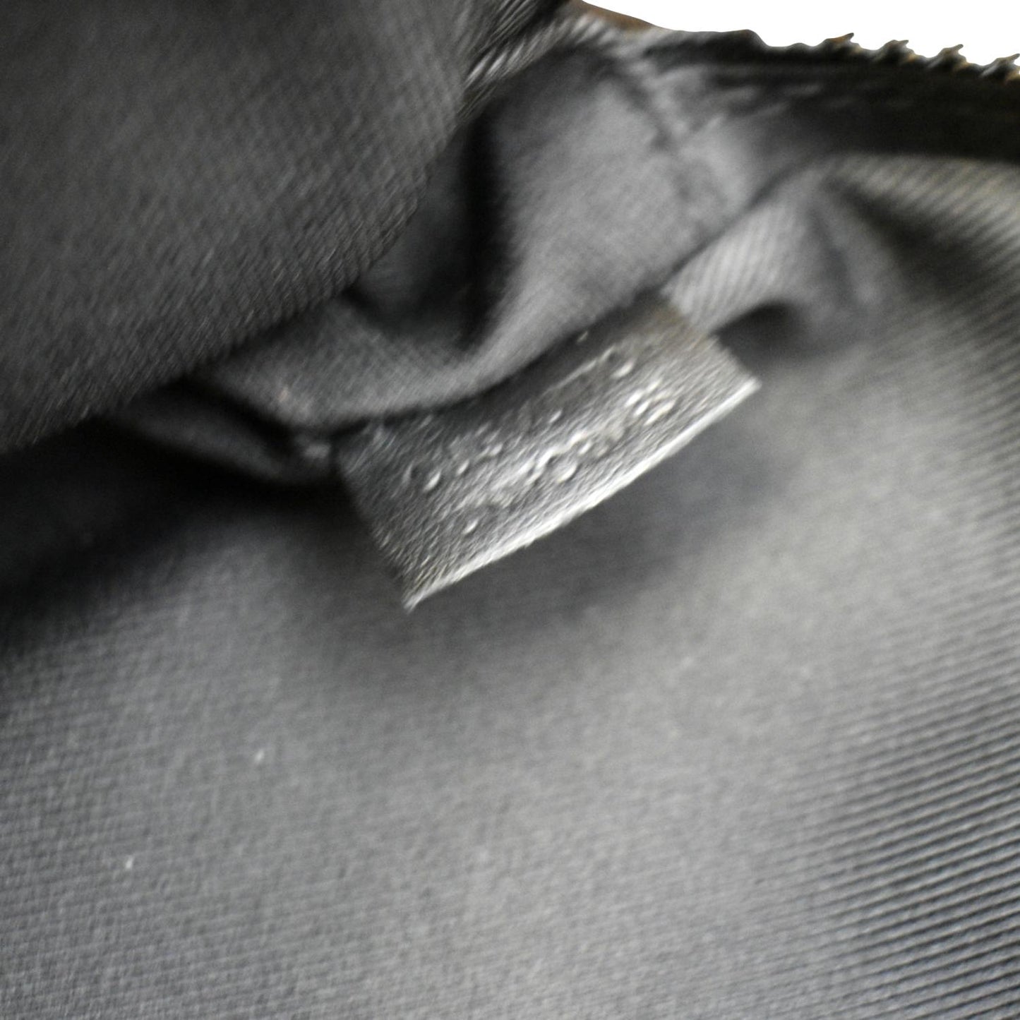 LOUIS VUITTON Volga Monogram Empreinte Chain Pochette Bum Bag Black