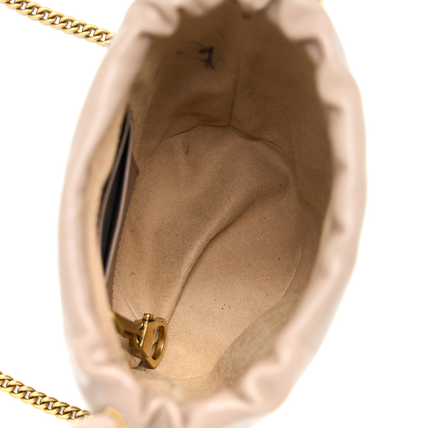 Gucci GG Marmont Mini Bucket Dark Beige