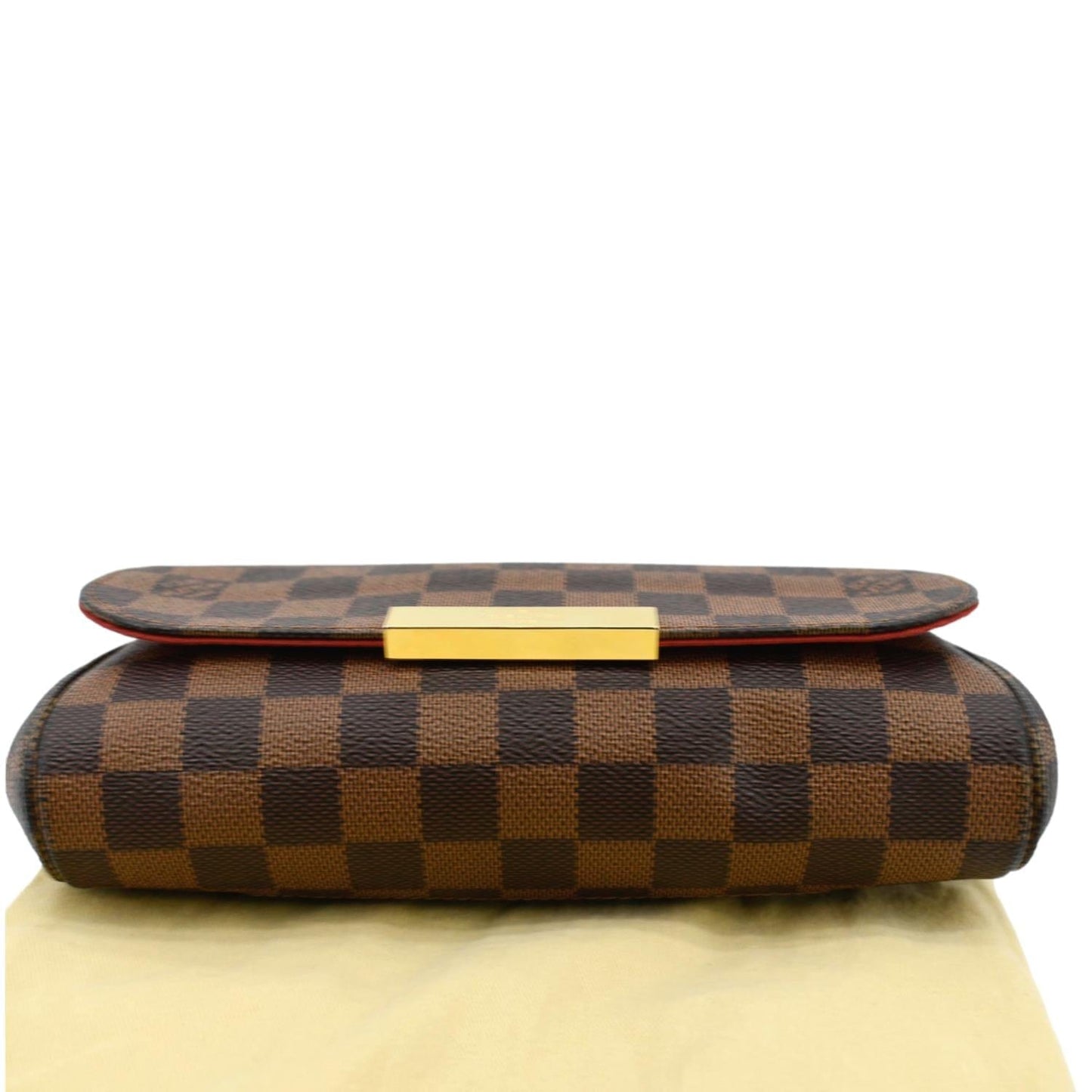 LOUIS VUITTON Favorite PM Damier Ebene Shoulder Bag Brown