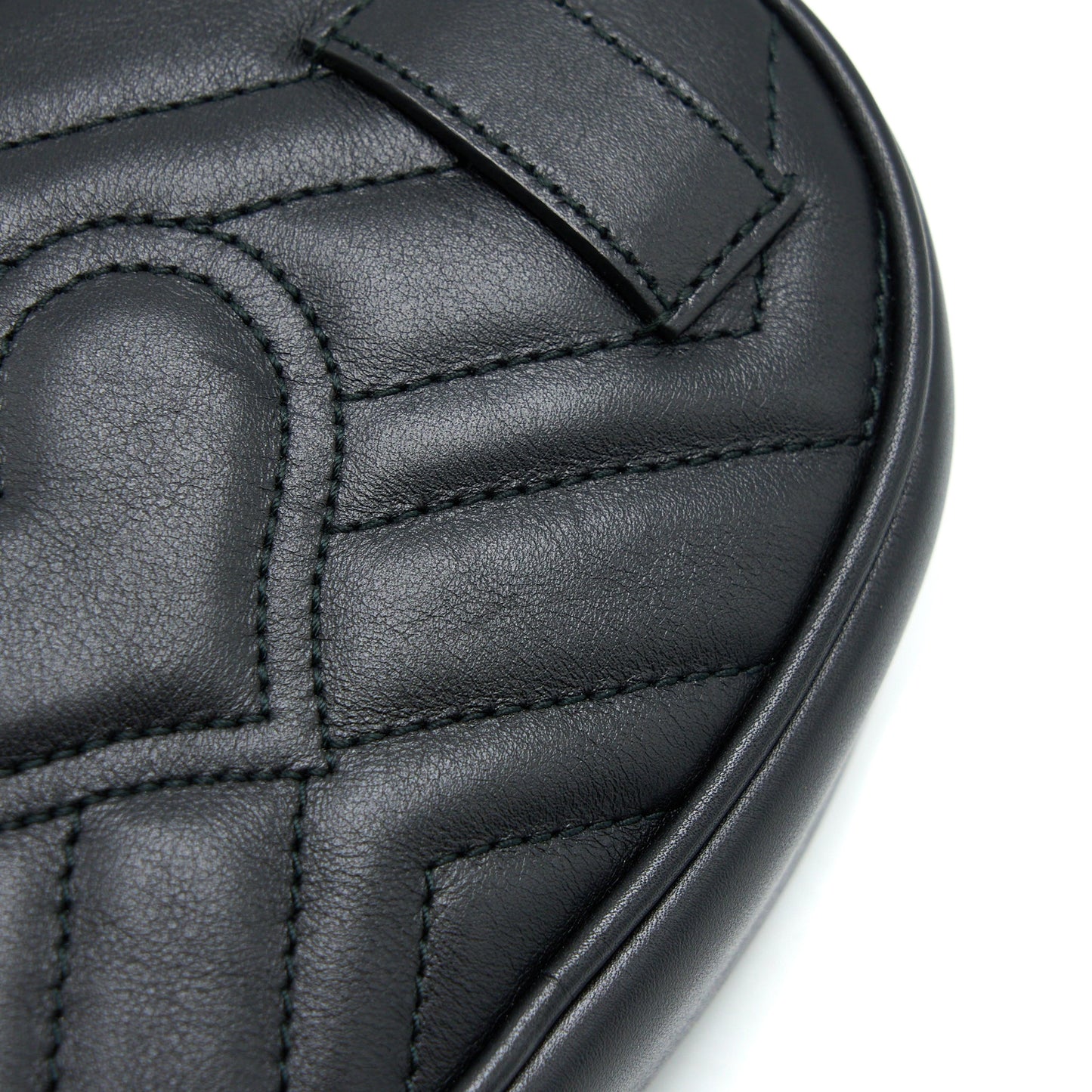 Gucci Marmont Round Belt Bag Black
