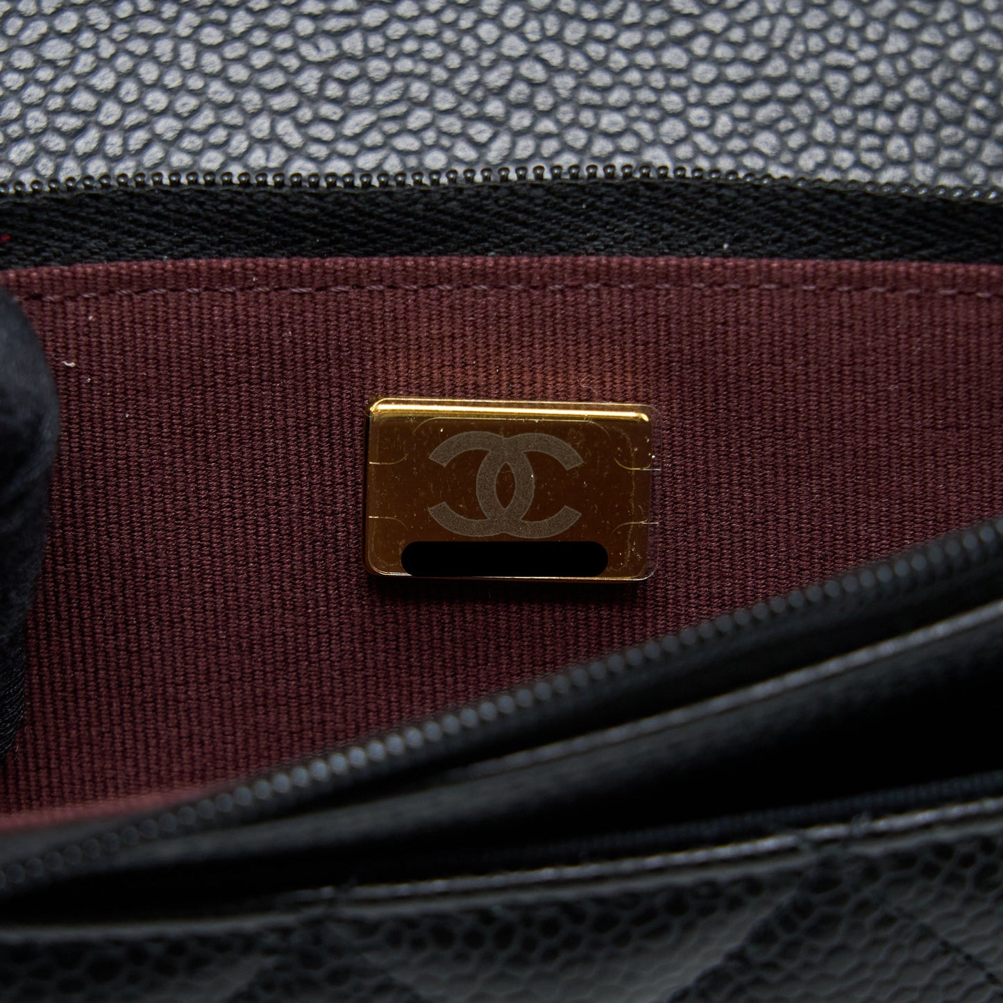 Chanel Classic Wallet On Chain Caviar Black (Microchip)