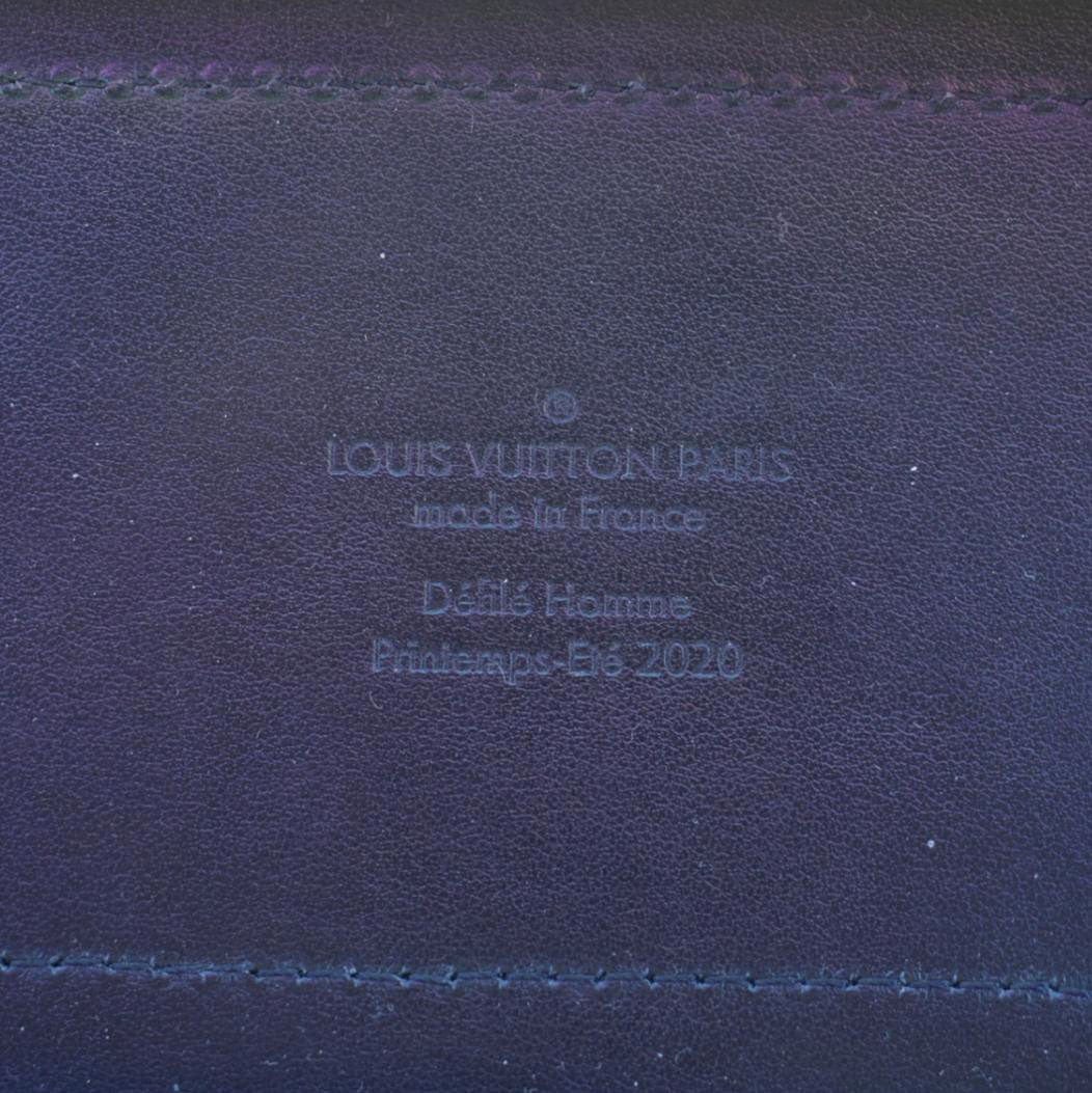 LOUIS VUITTON Soft Trunk Monogram Prism Shoulder Bag Black