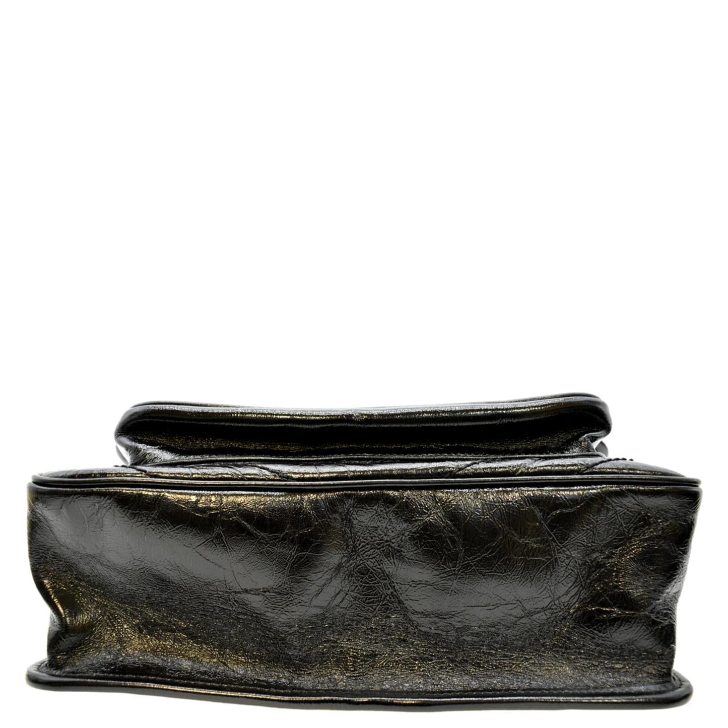 YVES SAINT LAURENT Niki Medium Leather Shoulder Bag Black