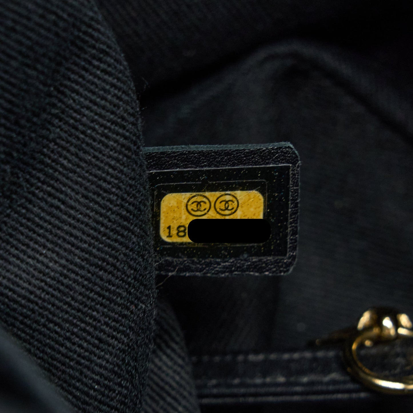 Chanel Matelasse Chain Tote Bag Caviar Black