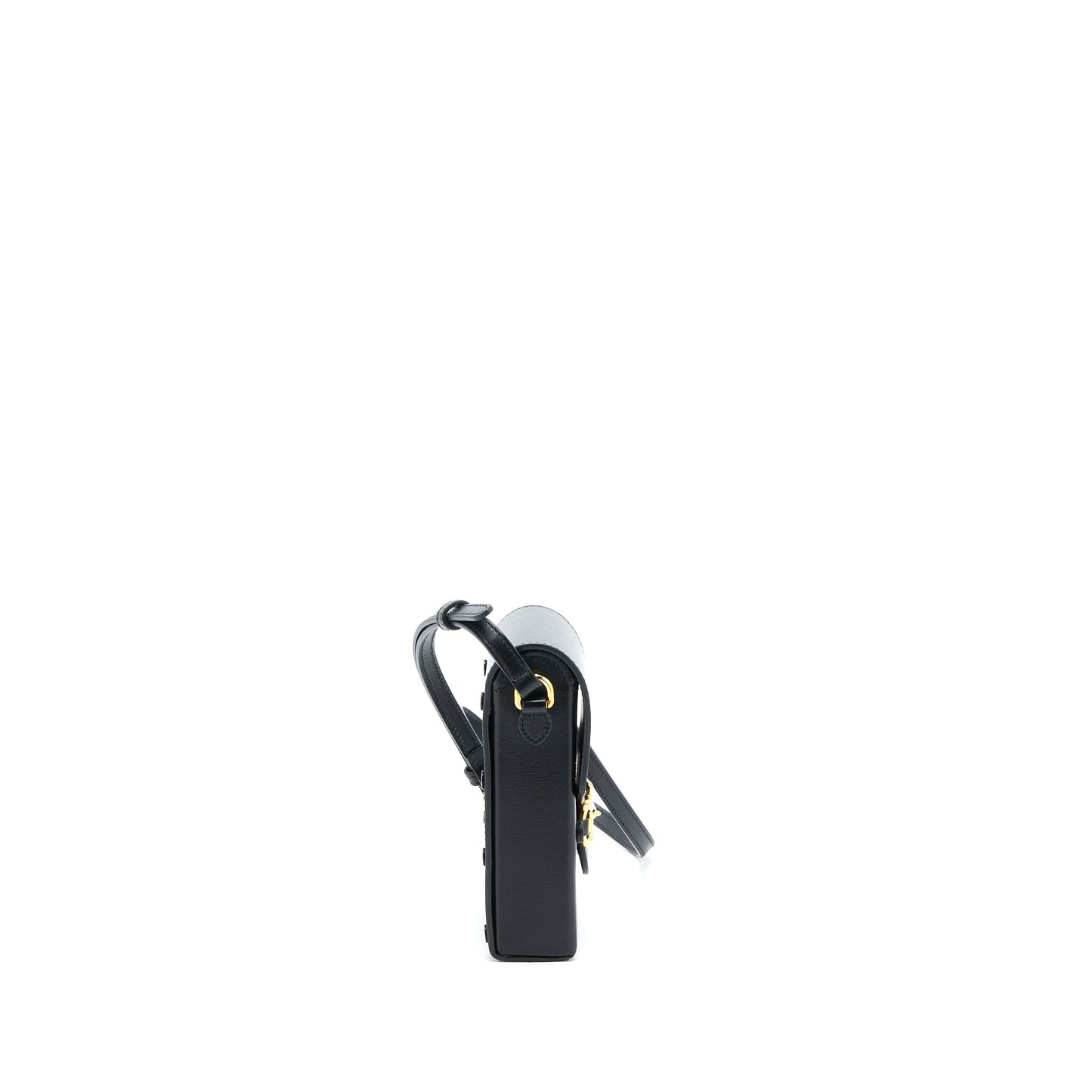 Gucci Horsebit 1955 Mini Bag Calfskin Black L