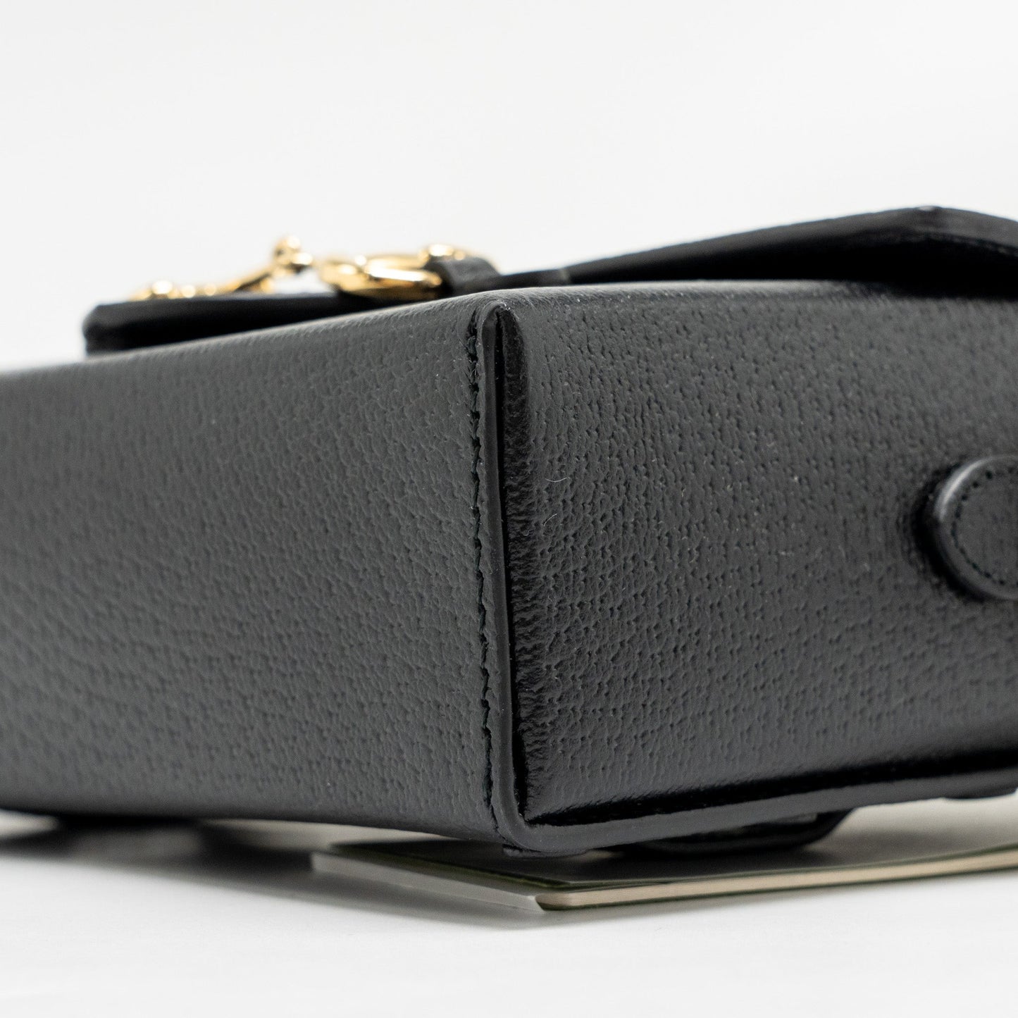 Gucci 1955 Horsebit Crossbody Bag Calfskin Black