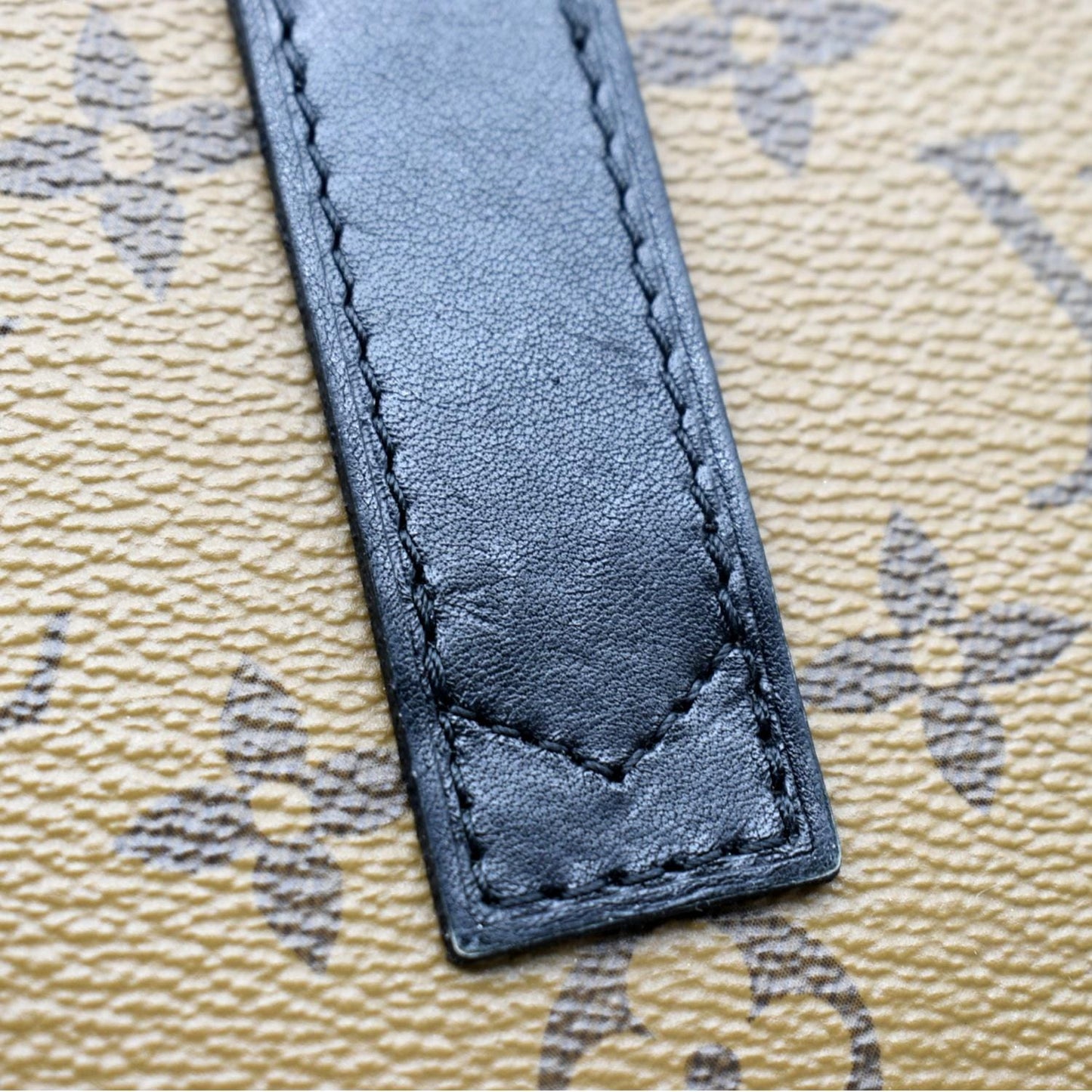 LOUIS VUITTON Boite Chapeau Mini Reverse Monogram Canvas Shoulder Bag Brown