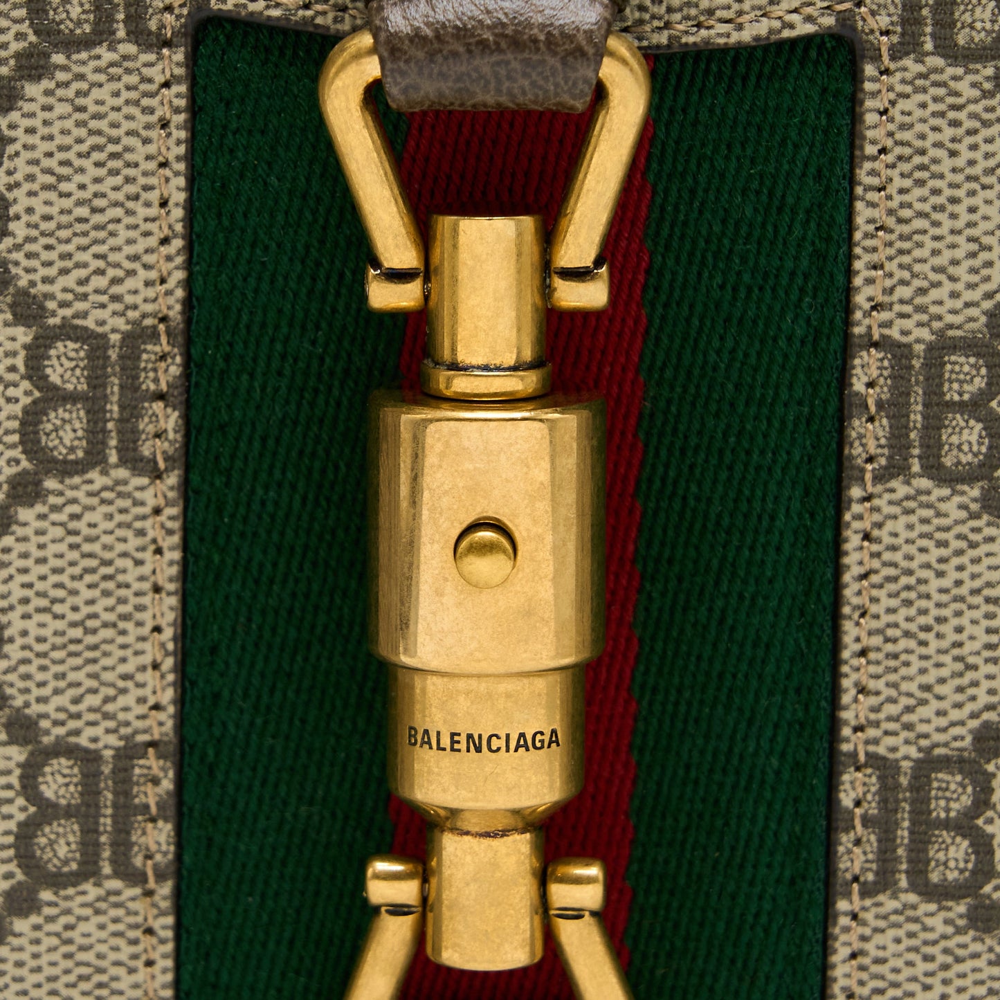 Gucci/Balenciaga Jackie Bag Supreme Canvas And Leather