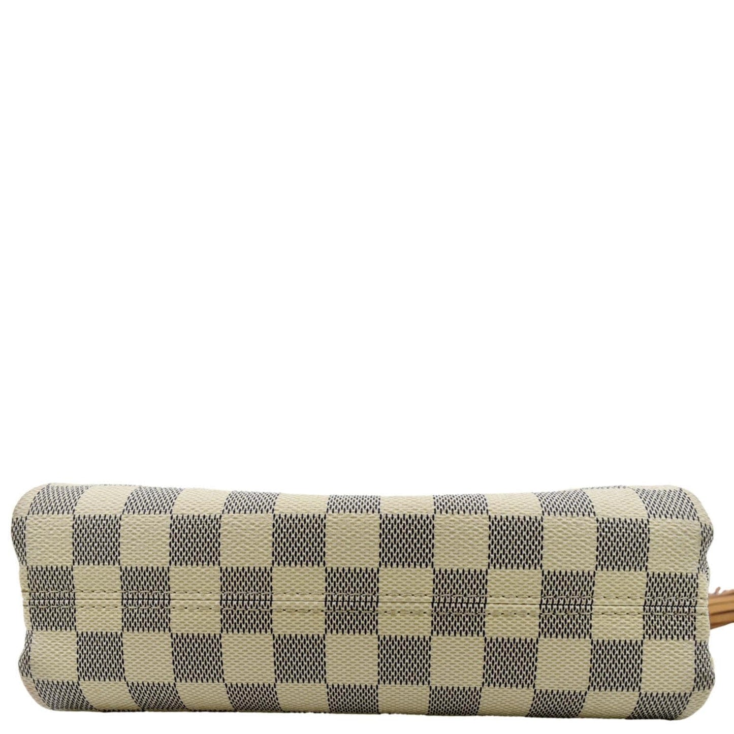 LOUIS VUITTON Croisette Damier Azur Satchel Crossbody Bag White