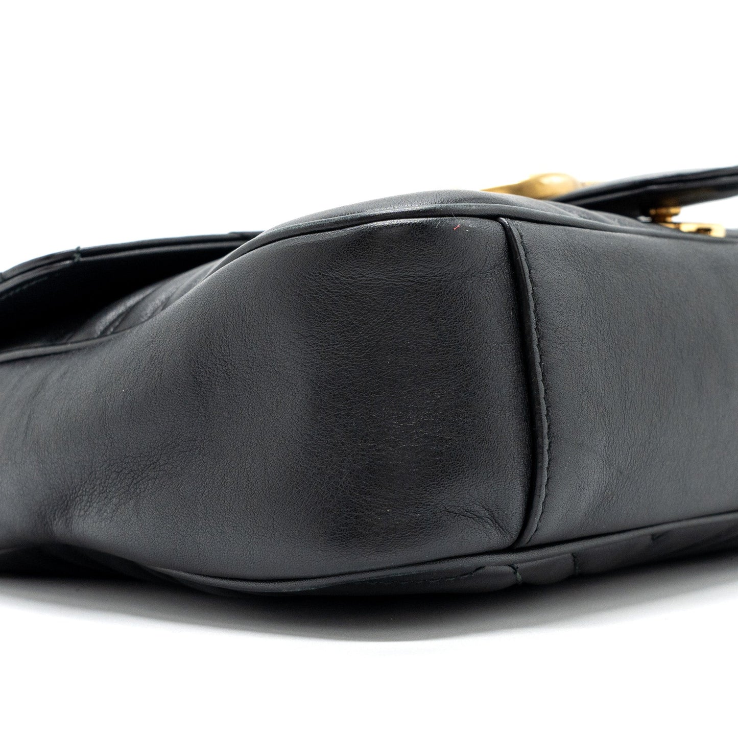 Gucci medium gg Marmont bag calfskin black
