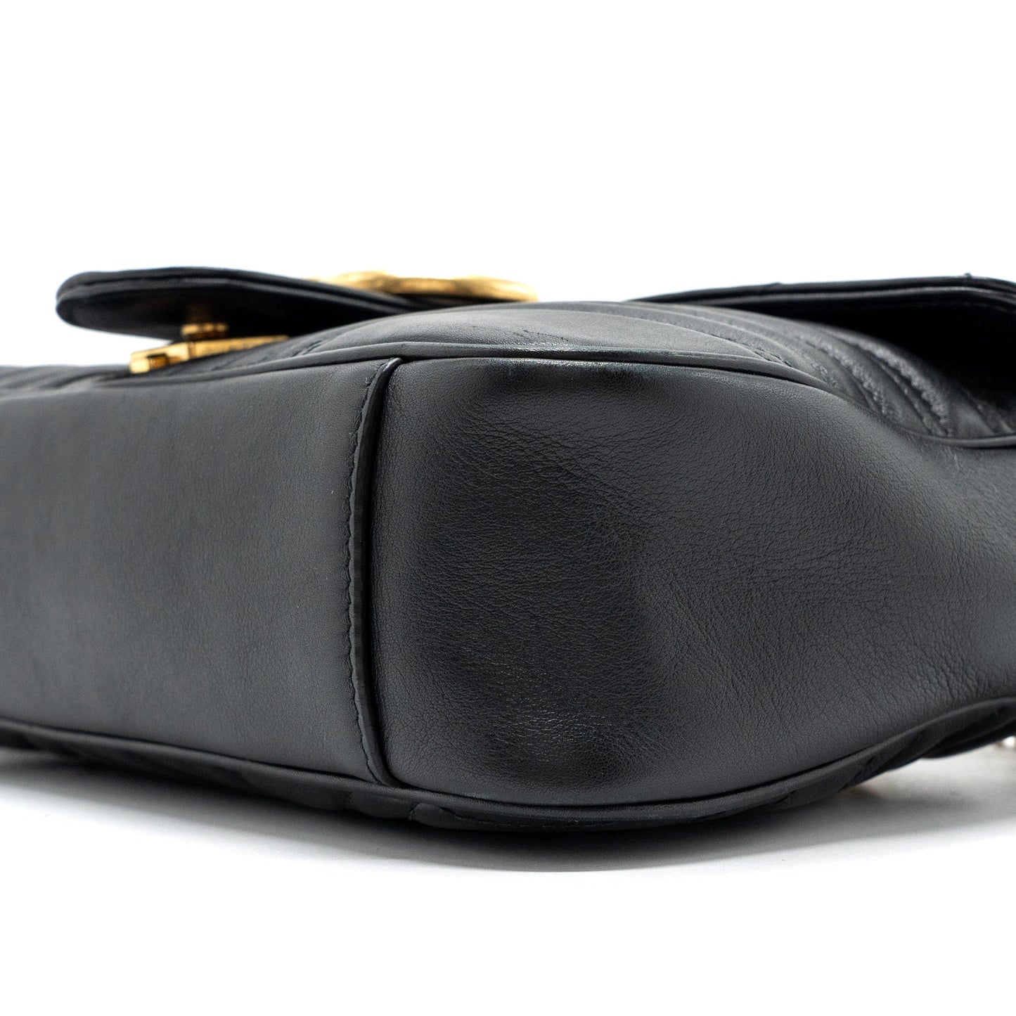 Gucci medium gg Marmont bag calfskin black
