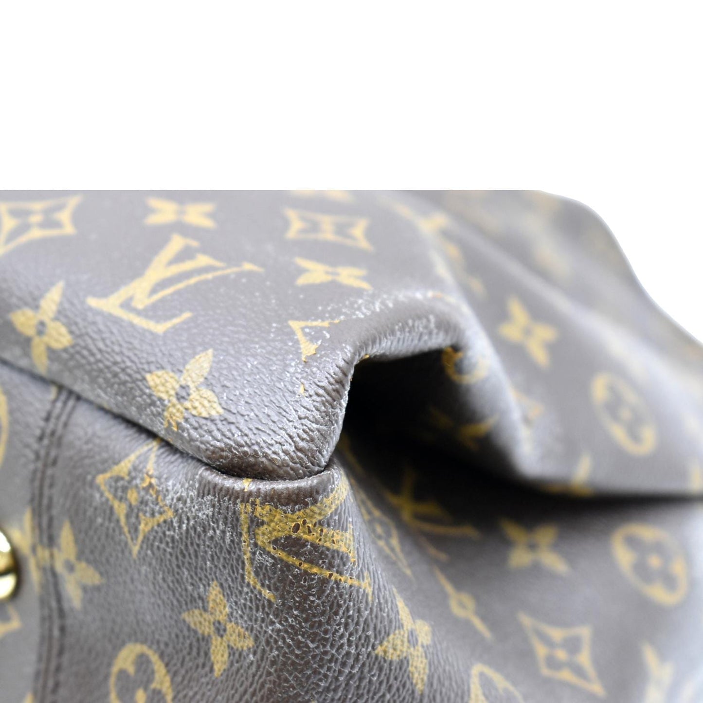 LOUIS VUITTON Artsy MM Monogram Canvas Hobo Bag Brown