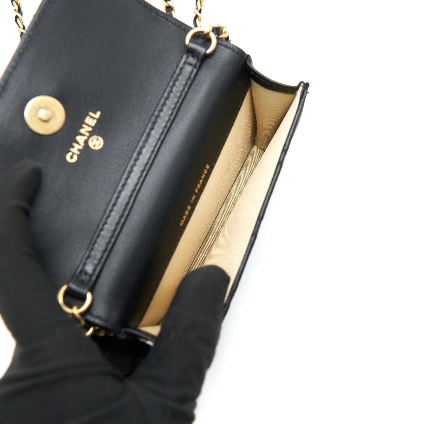 Chanel Pearl Crush Belt Bag Black
