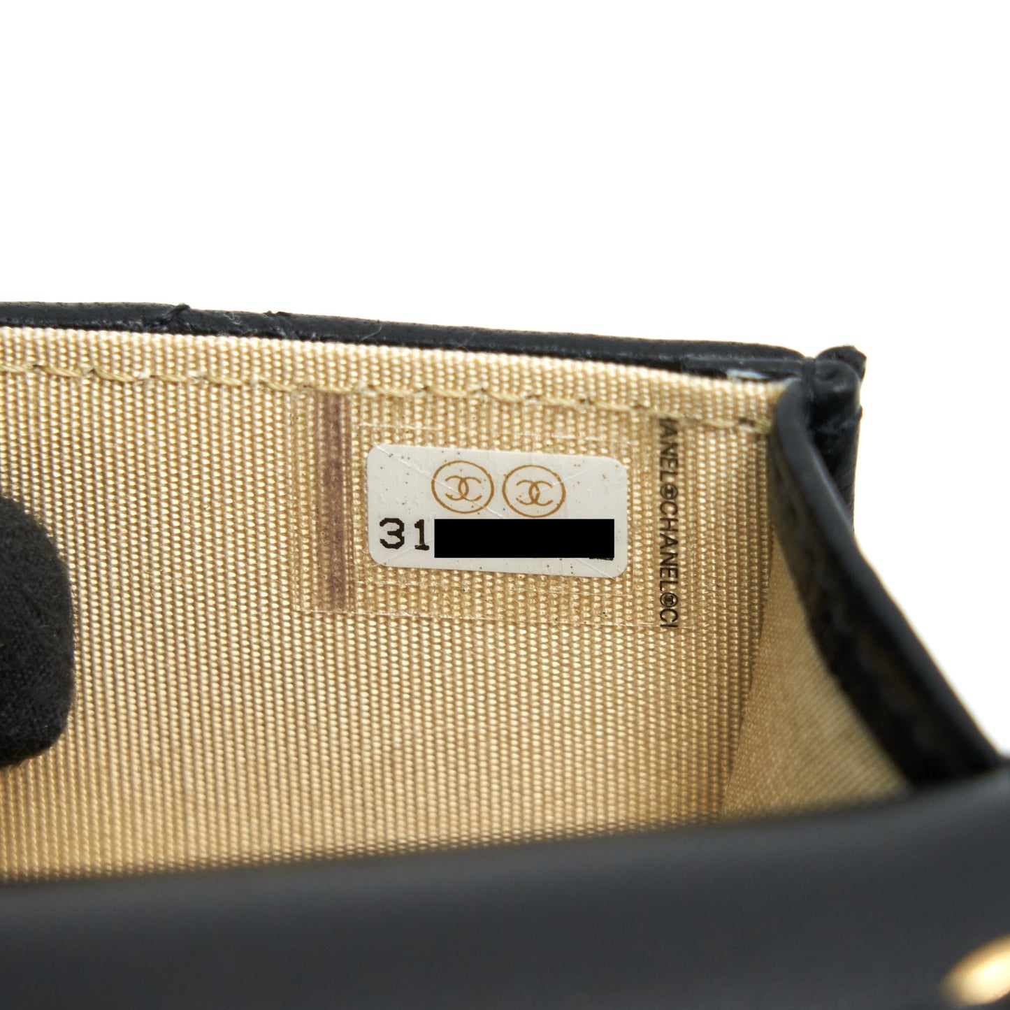 Chanel 2021 Pearl Crush Belt Bag Black with