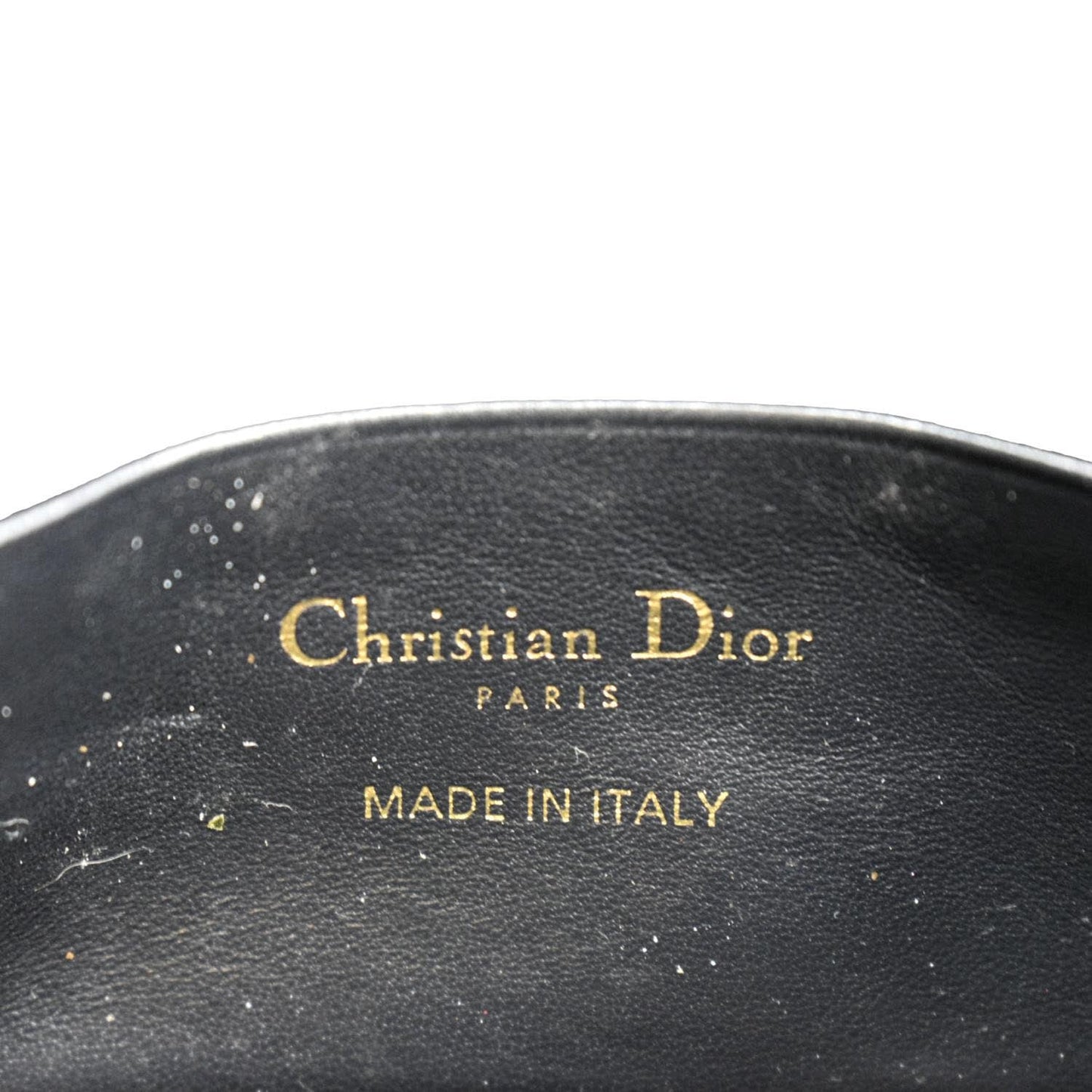 CHRISTIAN DIOR Montaigne Oblique Jacquard Pouch Navy Blue