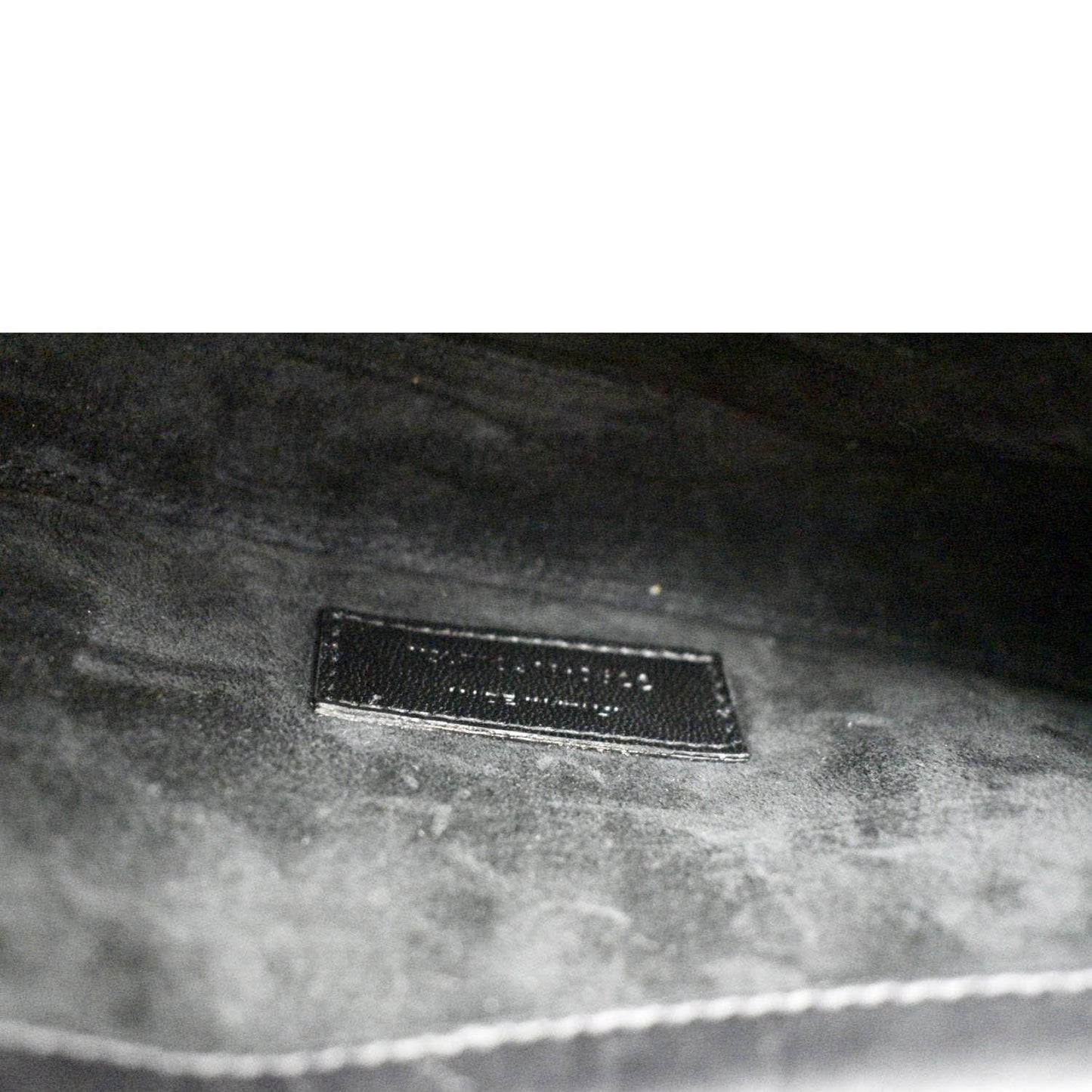 YVES SAINT LAURENT Le 5 A 7 Mini Leather Satchel Bag Black