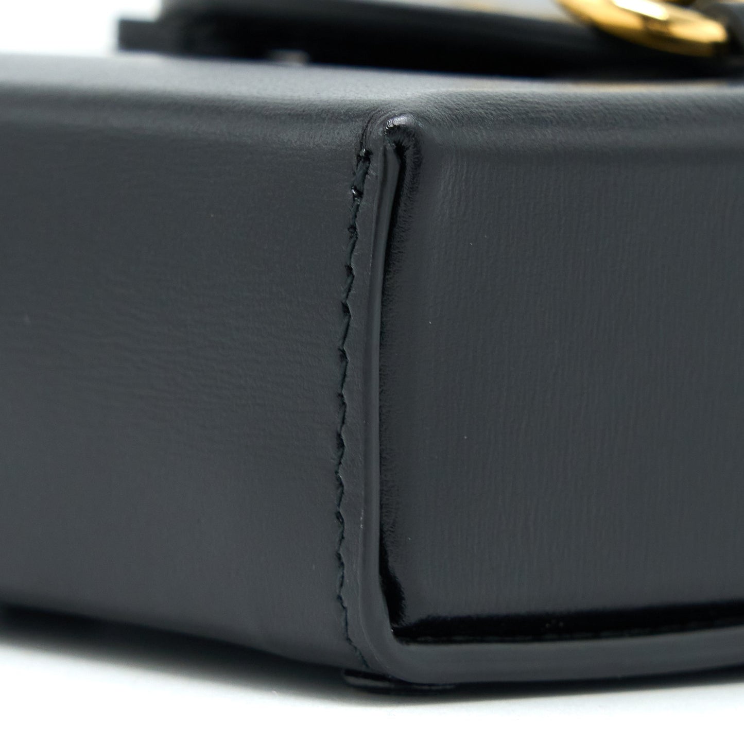 Gucci Horsebit 1955 Mini Bag Calfskin Black L