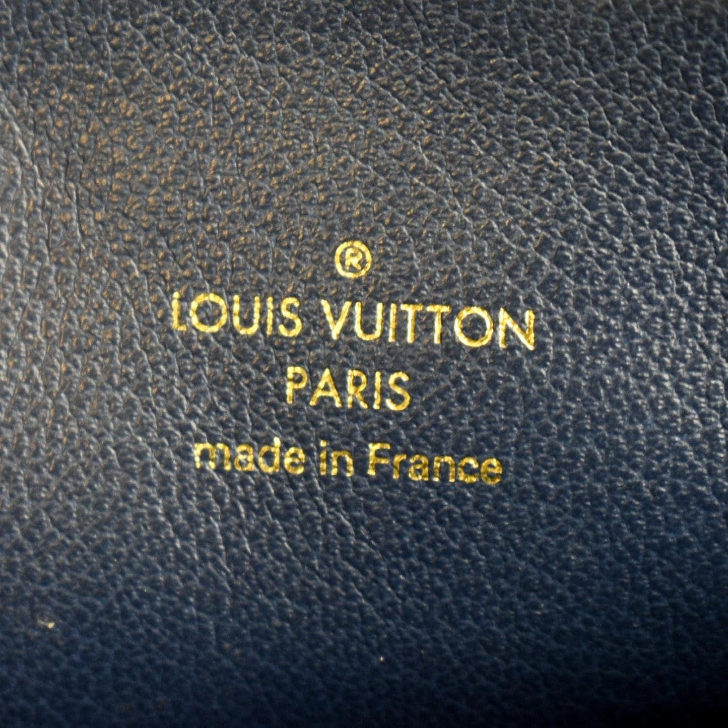 LOUIS VUITTON Coussin MM Monogram Embossed Shoulder Bag Taupe