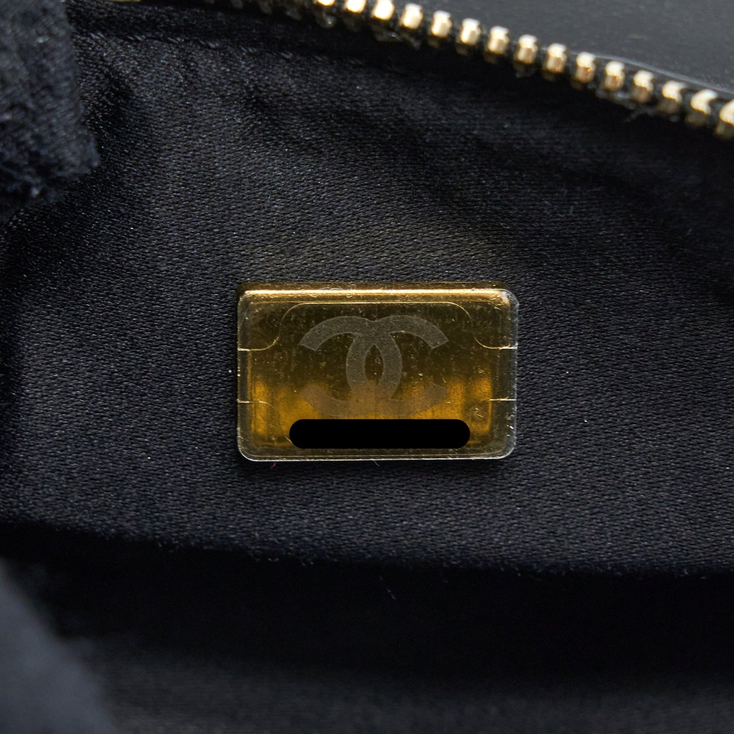 Chanel Mini Bowling Bag with Chain Lambskin Black Brushed (Microchip)