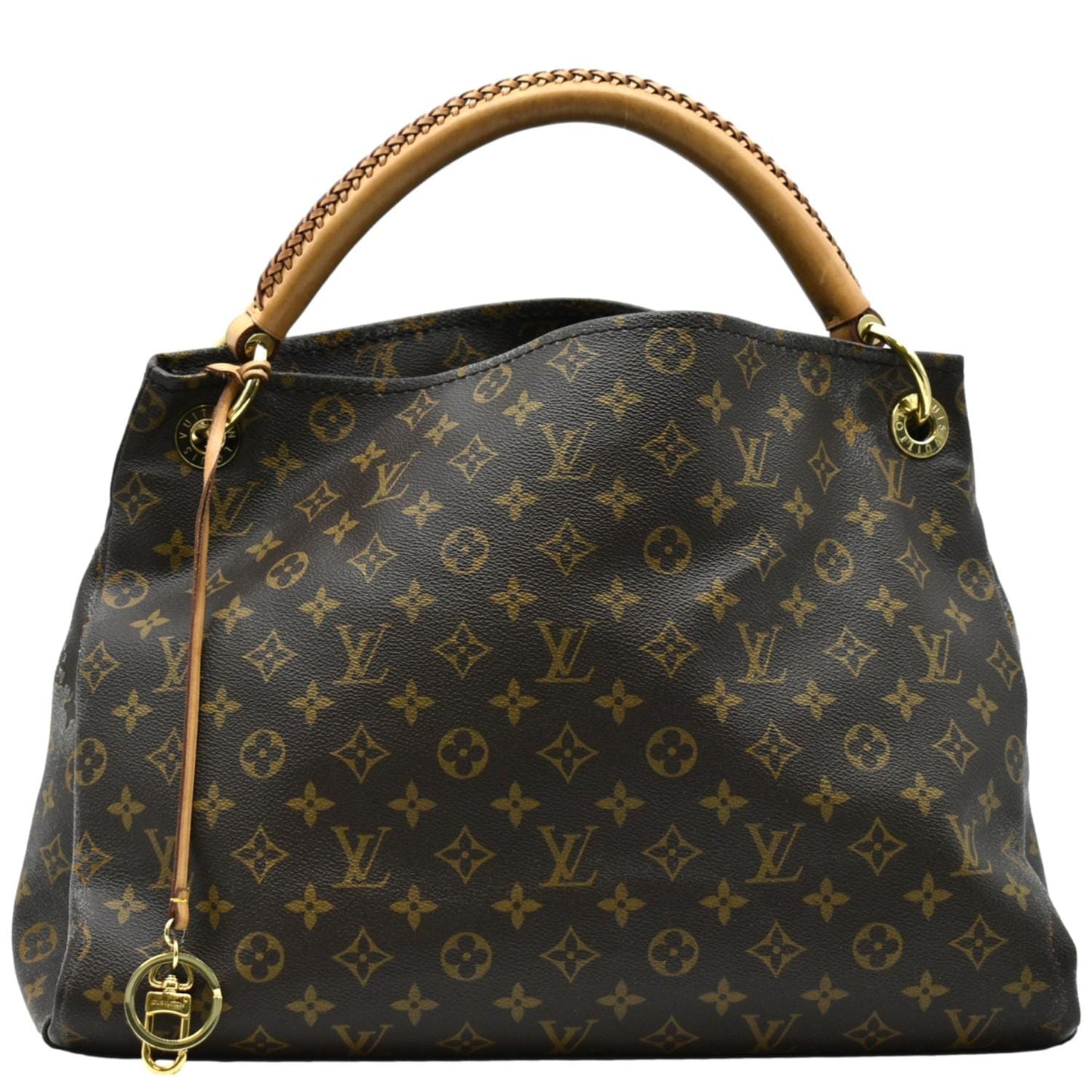 LOUIS VUITTON Artsy MM Monogram Canvas Hobo Bag Brown