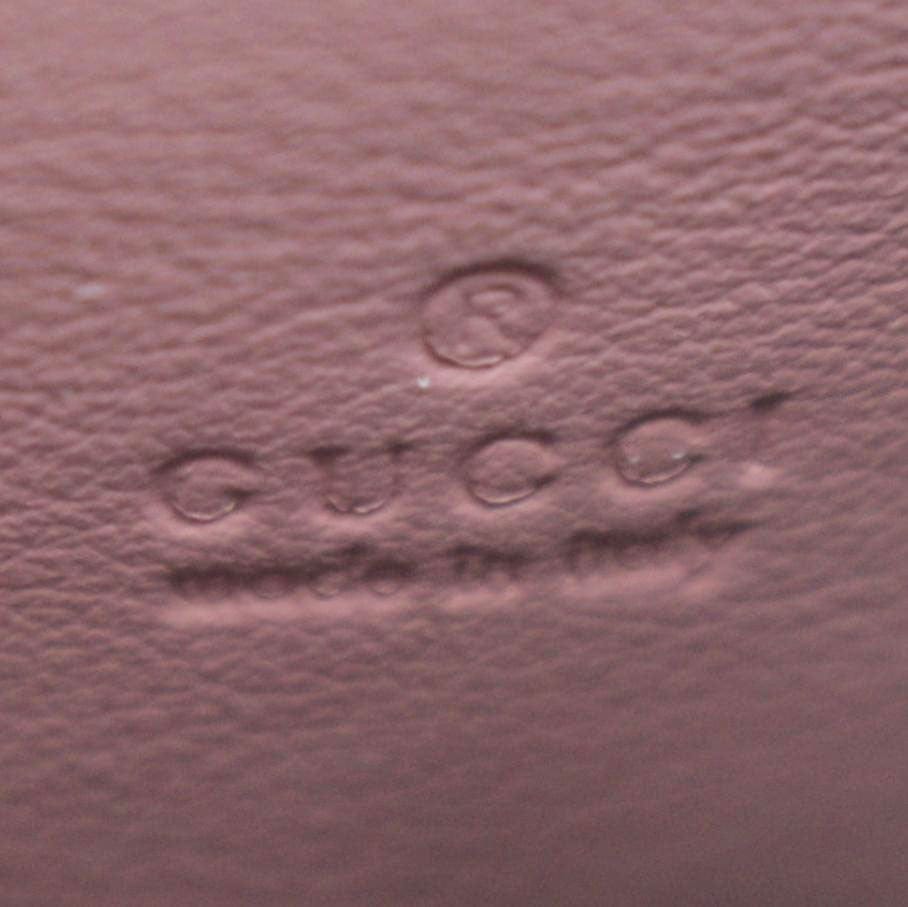 GUCCI Dionysus Blooms GG Supreme Crossbody Chain Wallet Pink 401231
