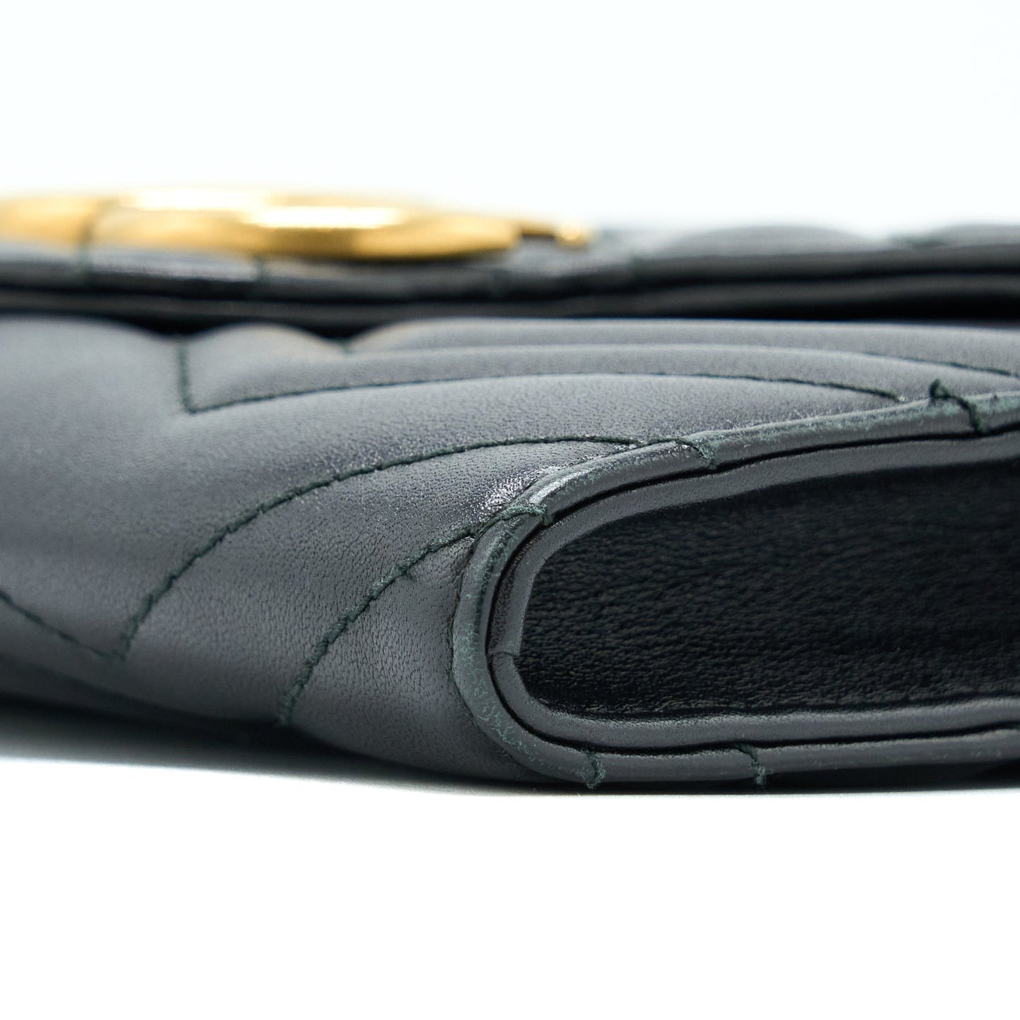Gucci Marmont Wallet On Chain Black