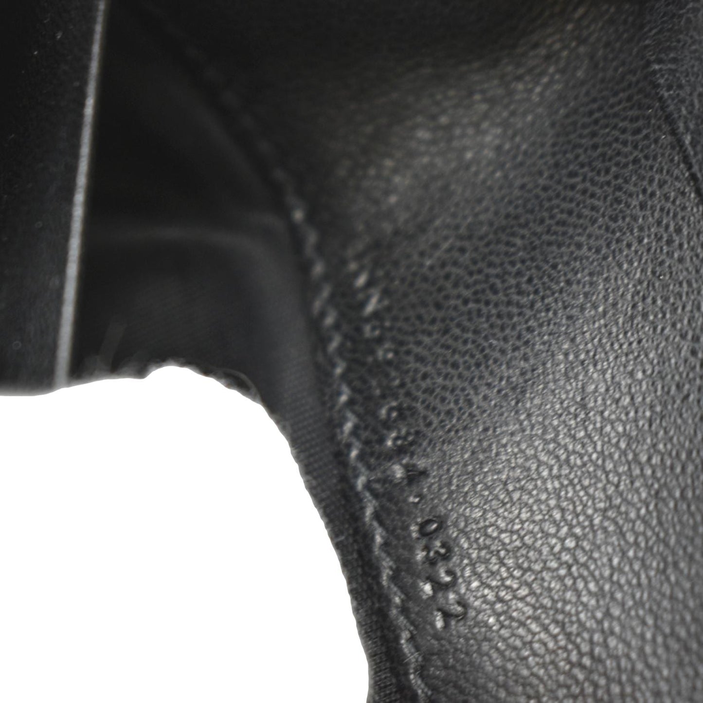 YVES SAINT LAURENT Gaby Compact Tri Fold Small Quilted Leather Wallet Black