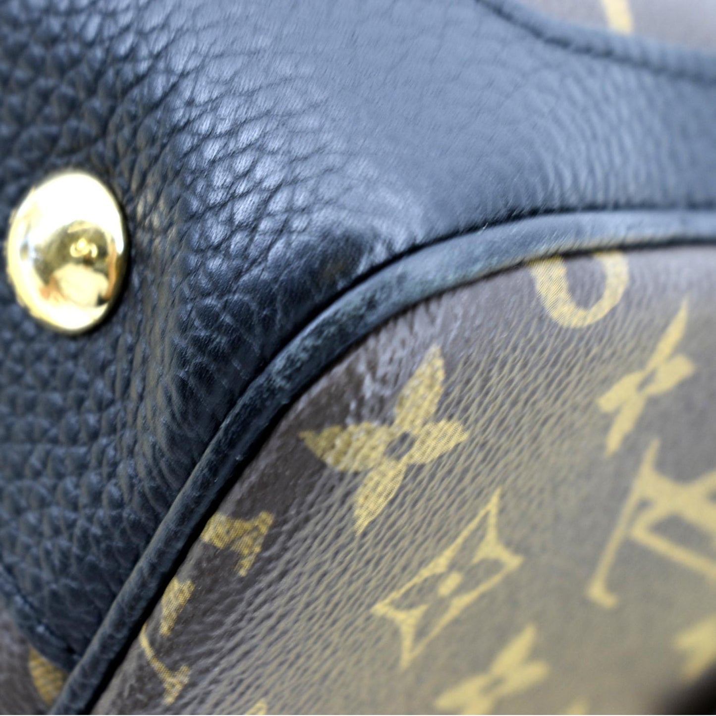 LOUIS VUITTON Retiro Monogram Canvas Shoulder Bag Brown