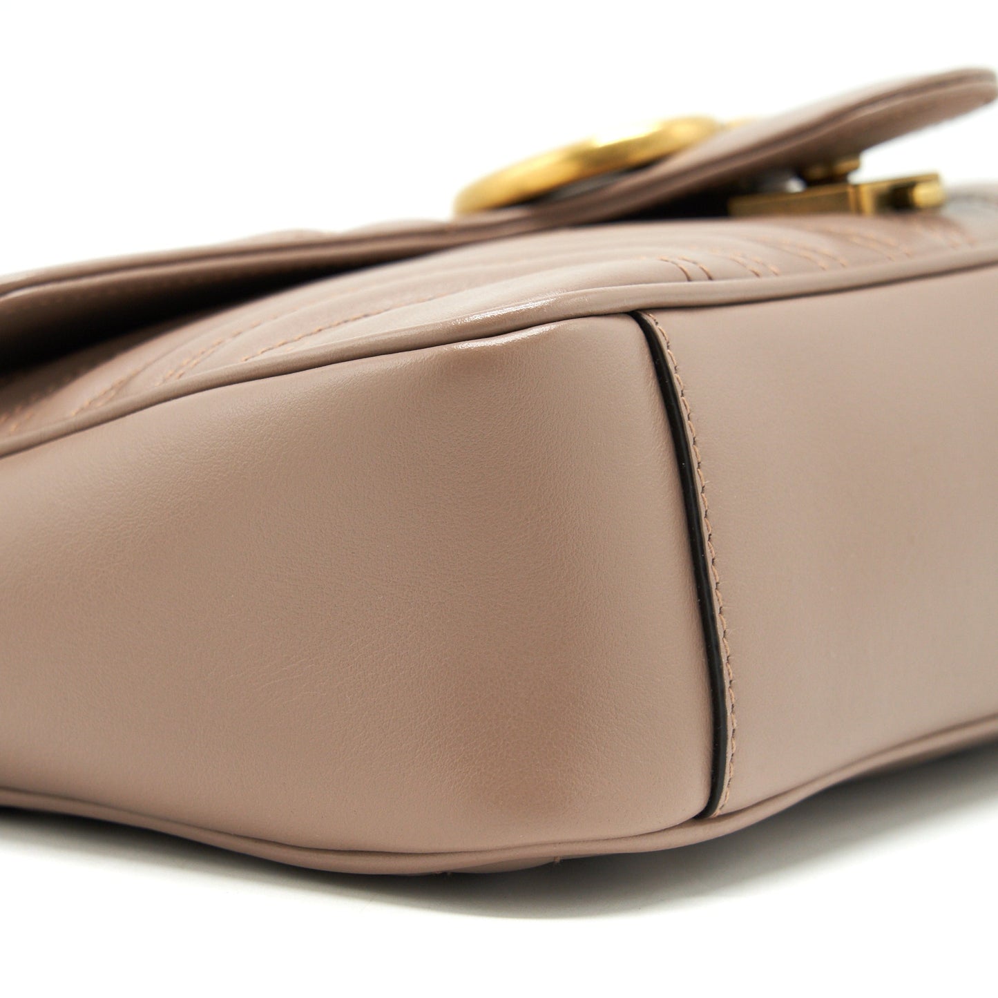 Gucci Marmont Small Dusty Pink matelass� shoulder bag