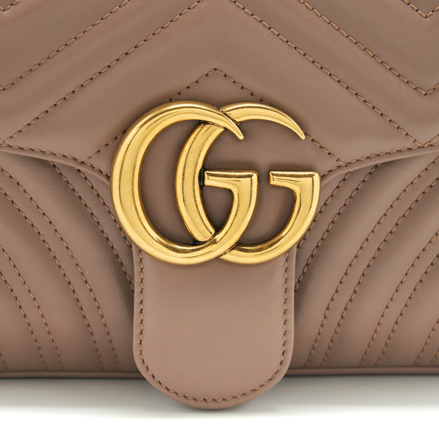 Gucci Marmont Small Dusty Pink matelass� shoulder bag