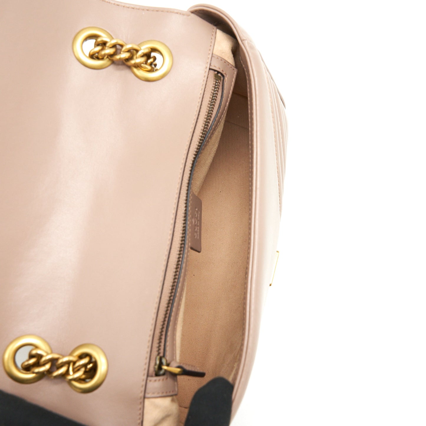 Gucci Marmont Small Dusty Pink matelass� shoulder bag