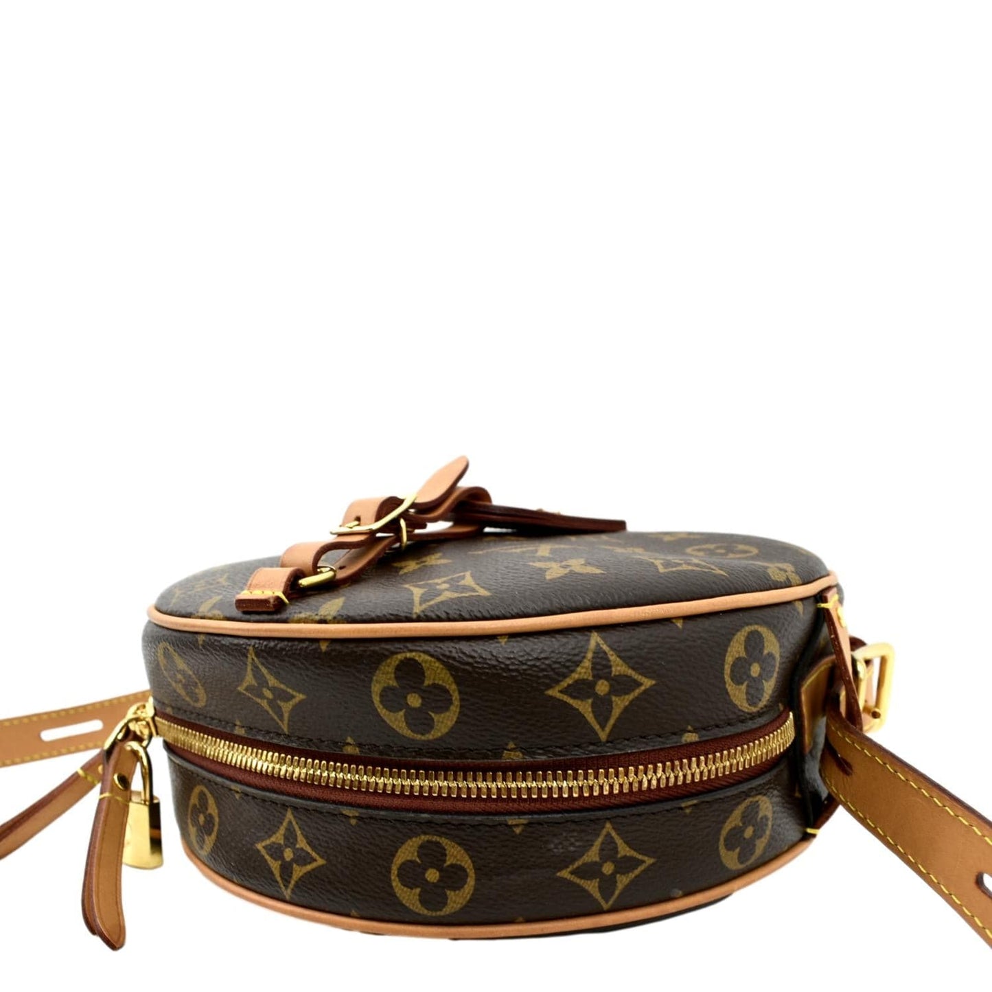 LOUIS VUITTON Boite Chapeau Souple MM Monogram Canvas Shoulder Bag Brown