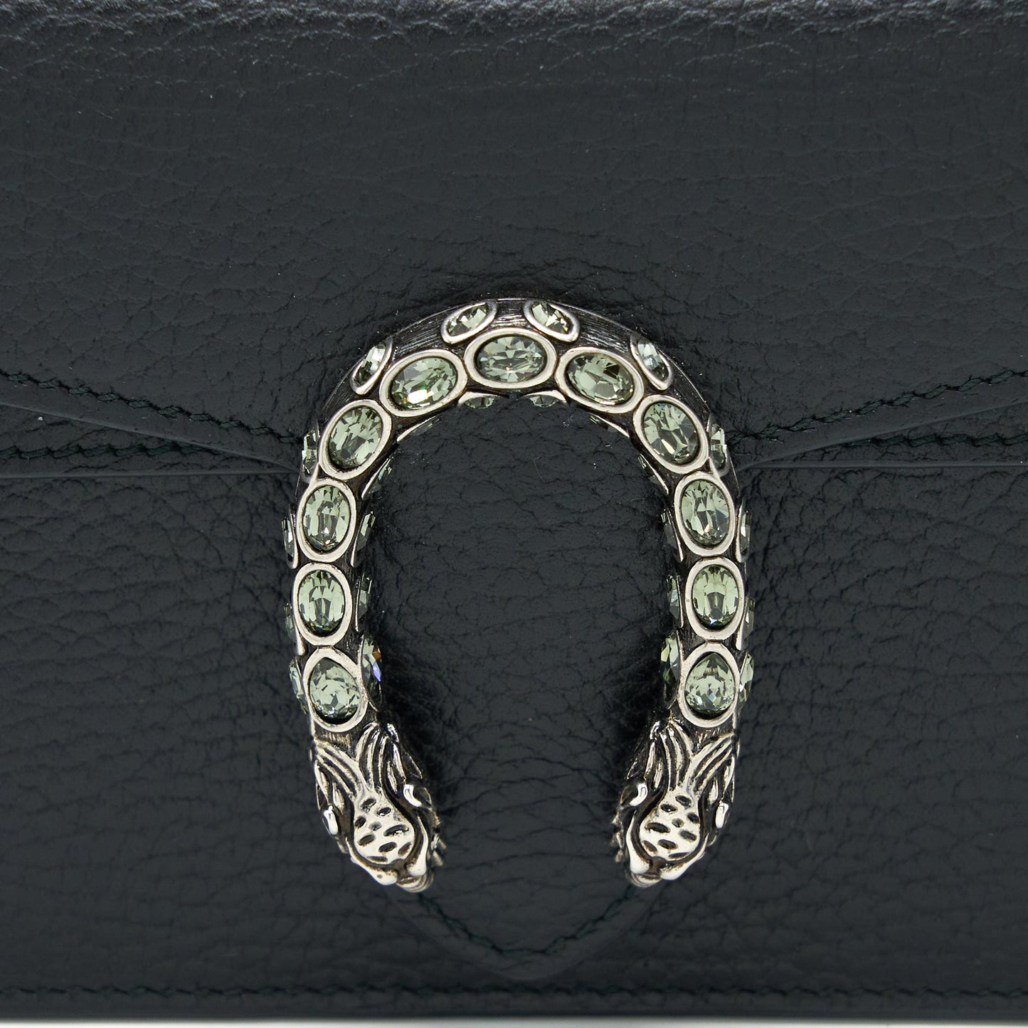 Gucci Super Mini Dionysus Calfskin Black Ruthenium SHW