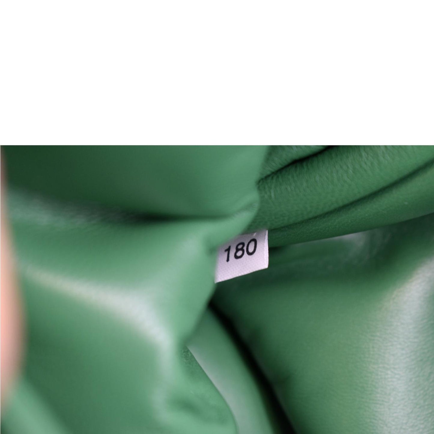 PRADA Small Padded Soft Leather Shoulder Bag Dark Green